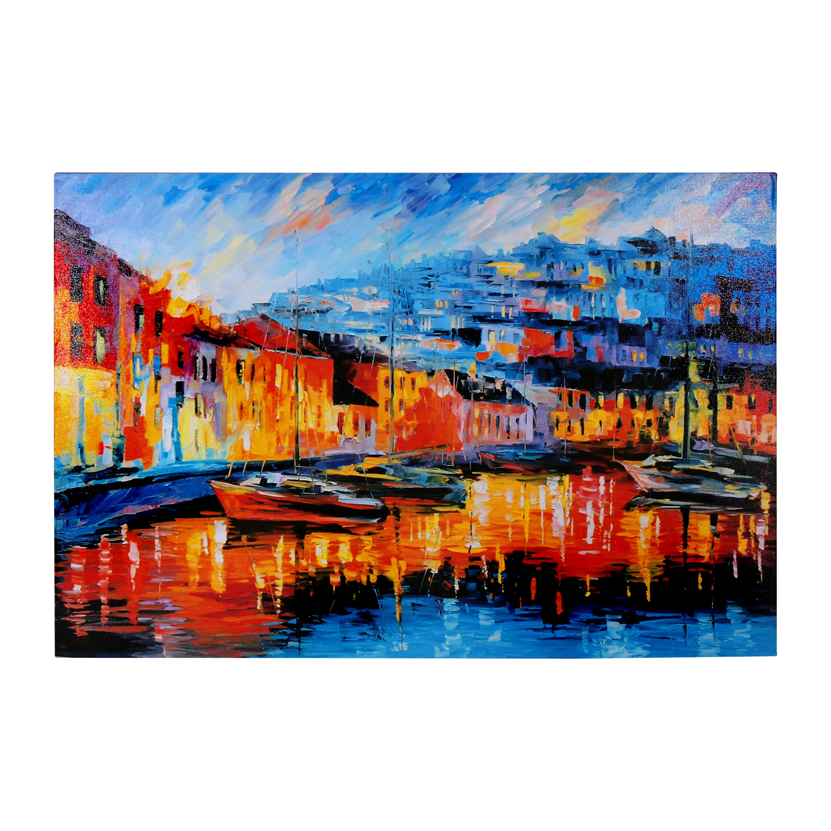 An evening in Amalfi Framed Canvas Print - Image 3