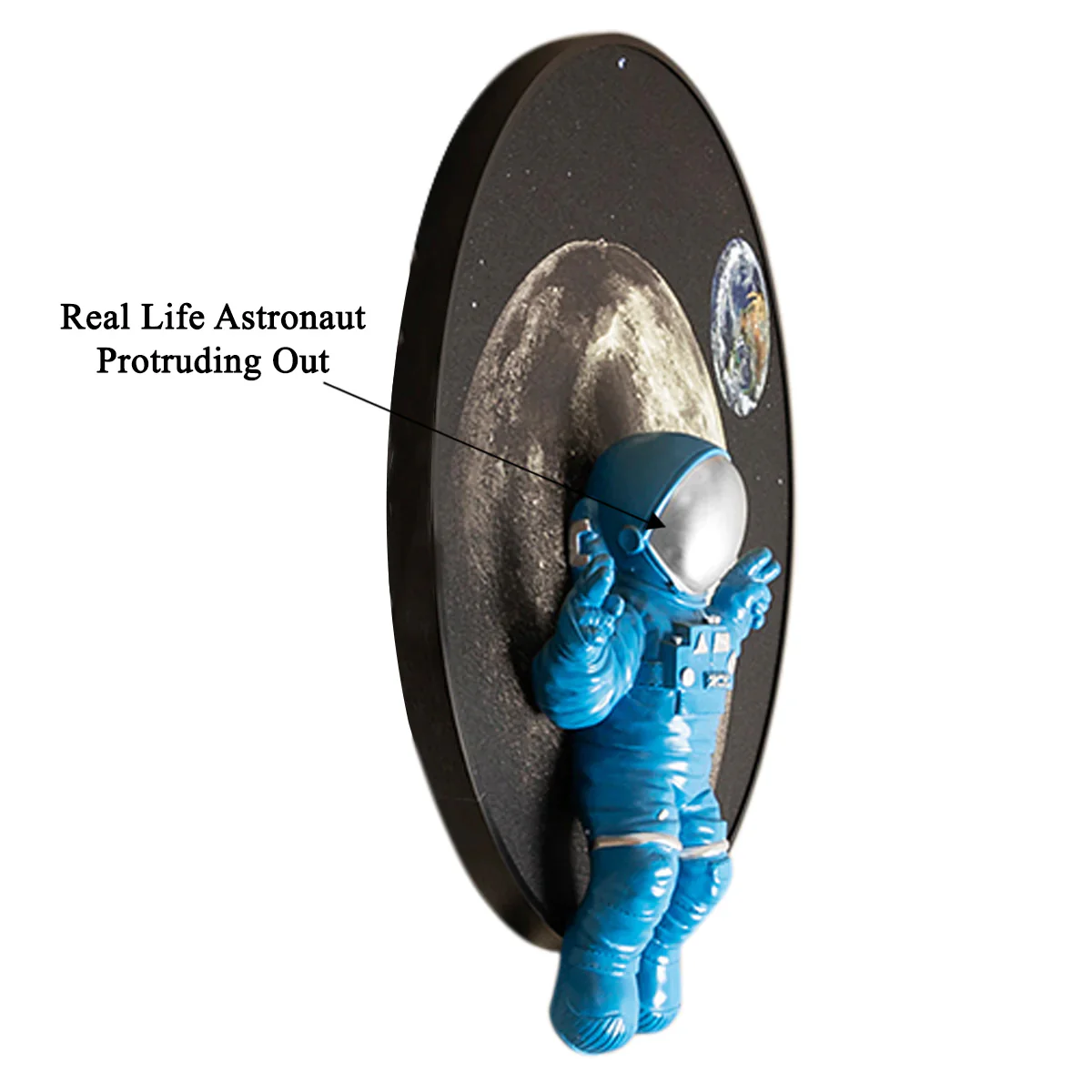 Astronaut Shadow Box Wall Decoration Piece - Earth's Moon - Image 2