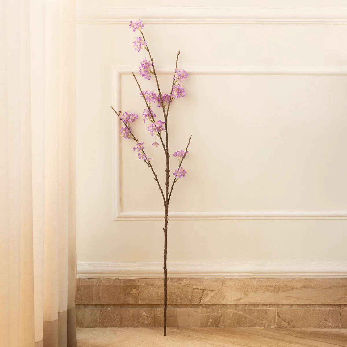 Blush Bloom Cherry Blossom Artificial Stem (Single Stem Only) - Image 3