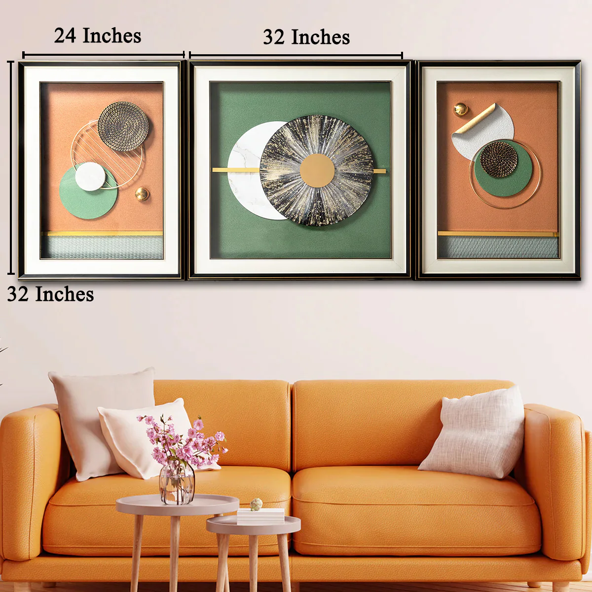 Celestial Orbit Shadow Box Wall Decoration Piece - Set of 3 - Image 3