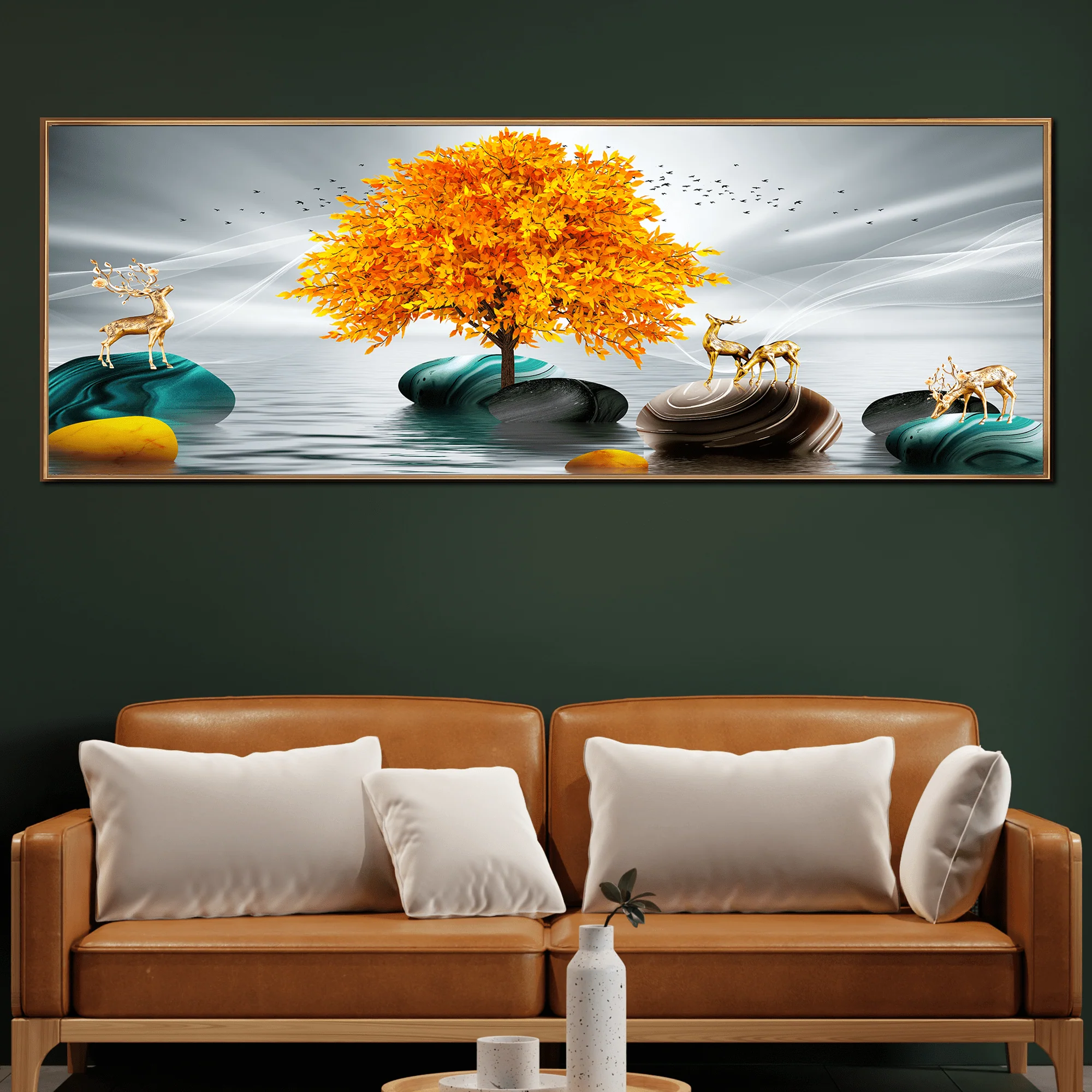 Celestial Sanctuary Canvas Wall painting Bedroom
