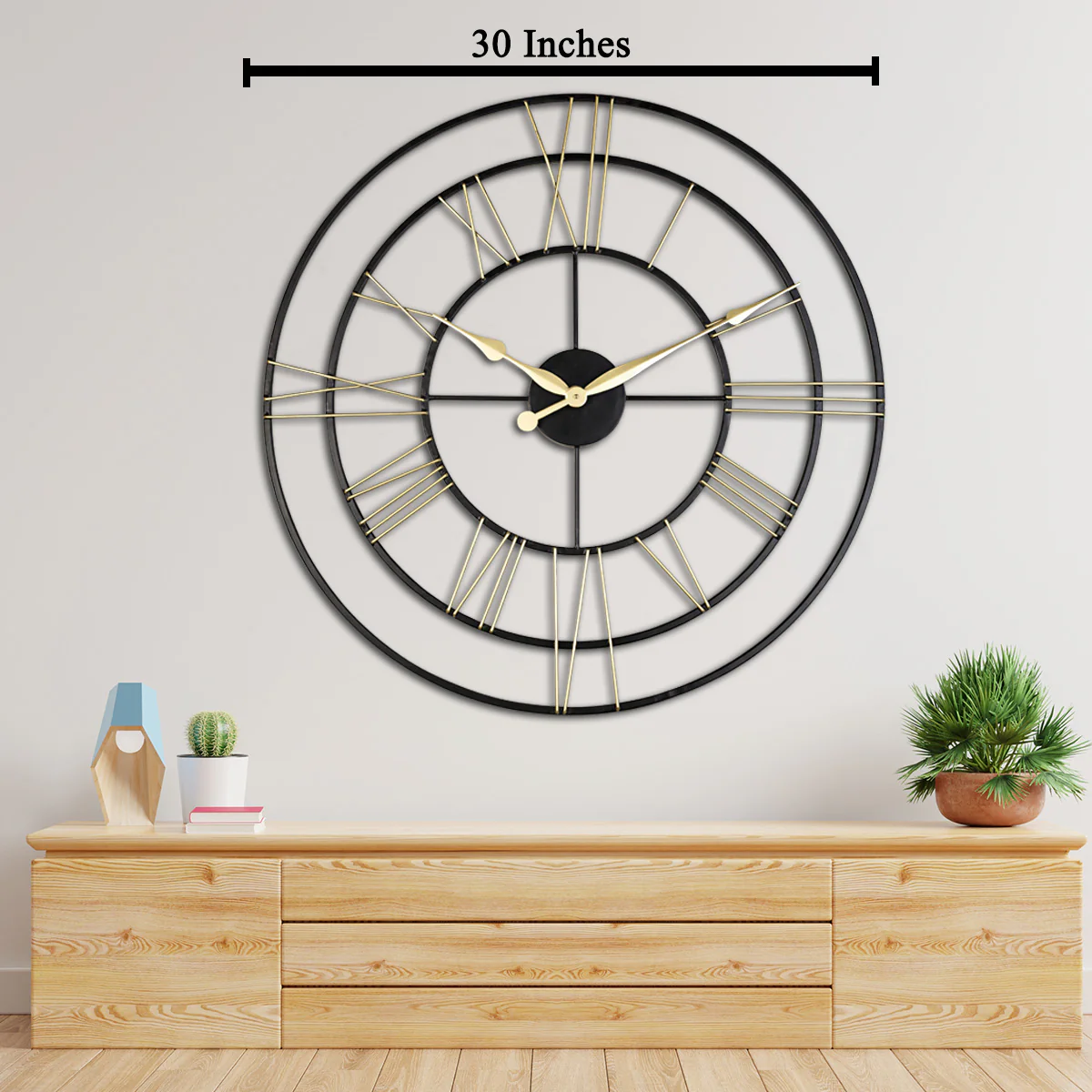 Chic Opulence Decorative Wall Clock - Image 2