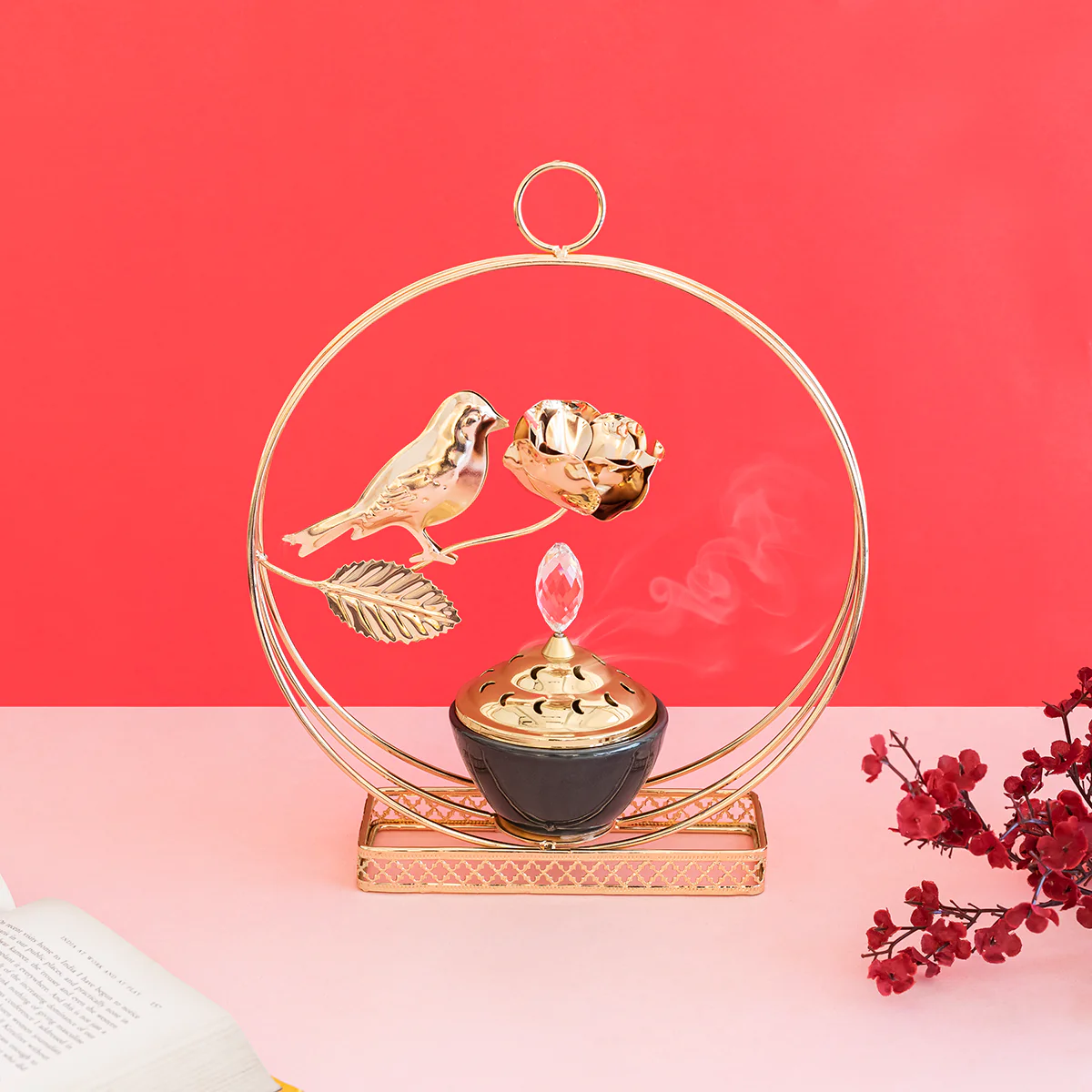 Chirping Birds Incence Burner