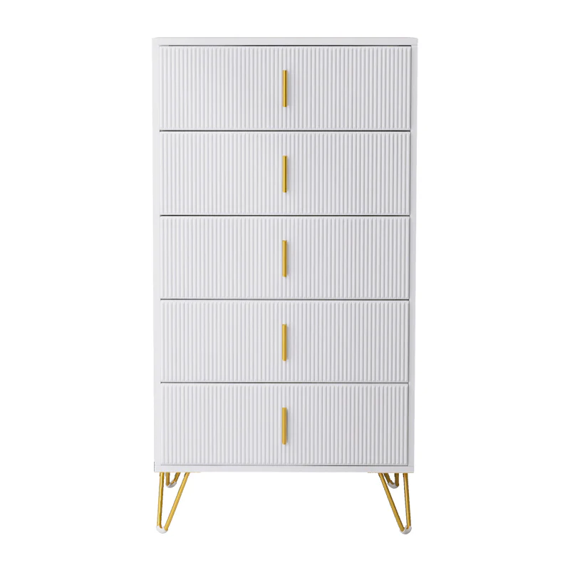 Classic Elegance Five-Drawer Cabinet & Side Table - Image 9