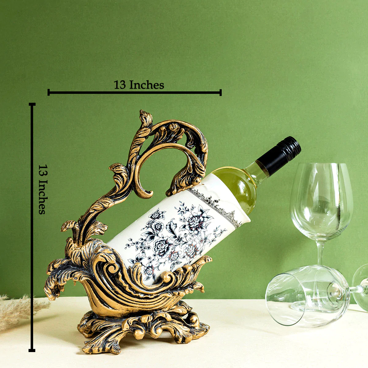 Collette Ceramic Wine Bottle Holder - Image 2