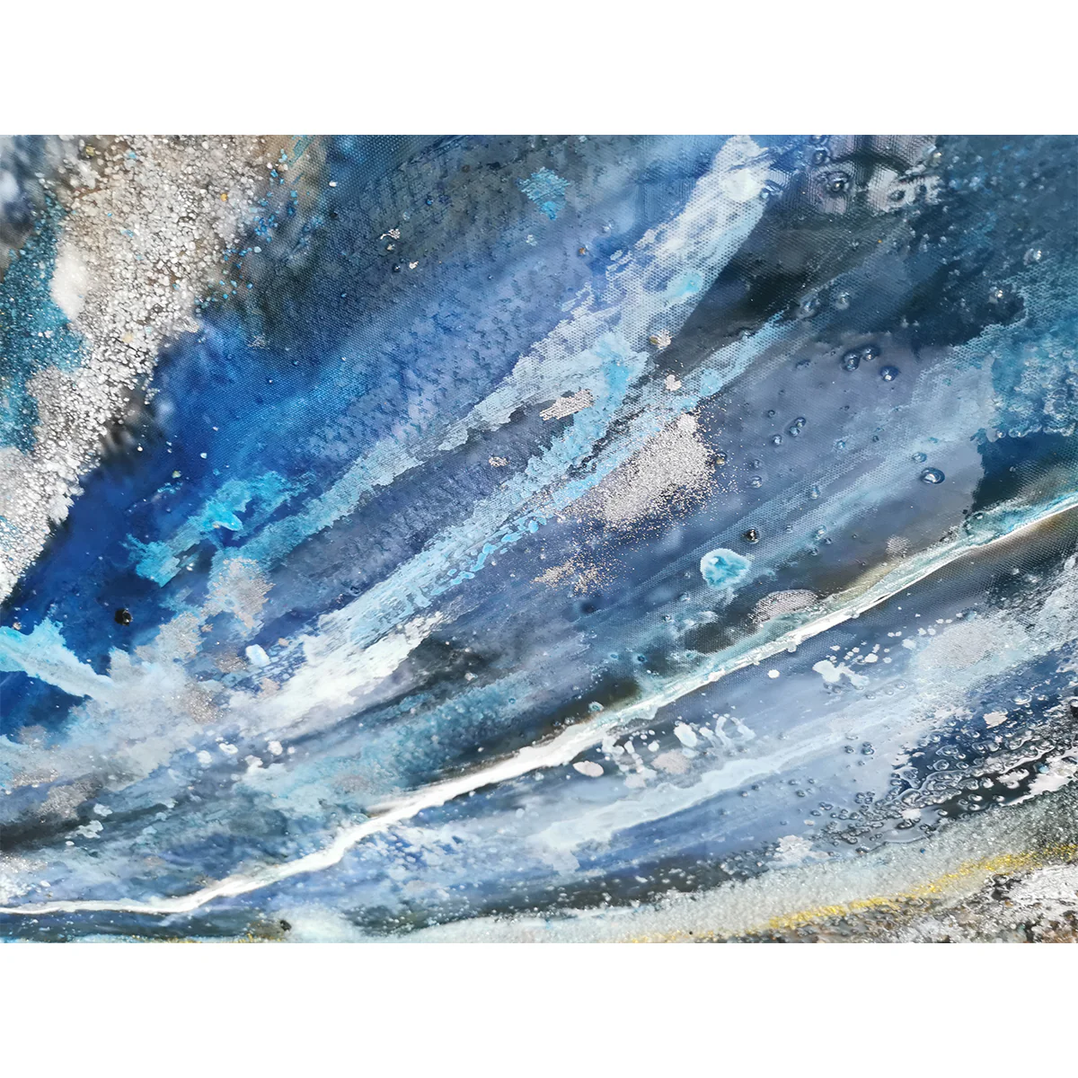 Delirious Happiness Resin Art Wall Painting - Image 4