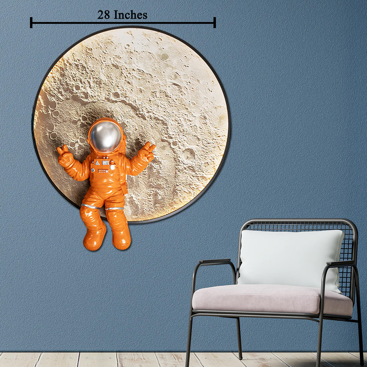 Dynamic Dexterity Shadow Box Wall Decoration Piece - Orange - Image 3