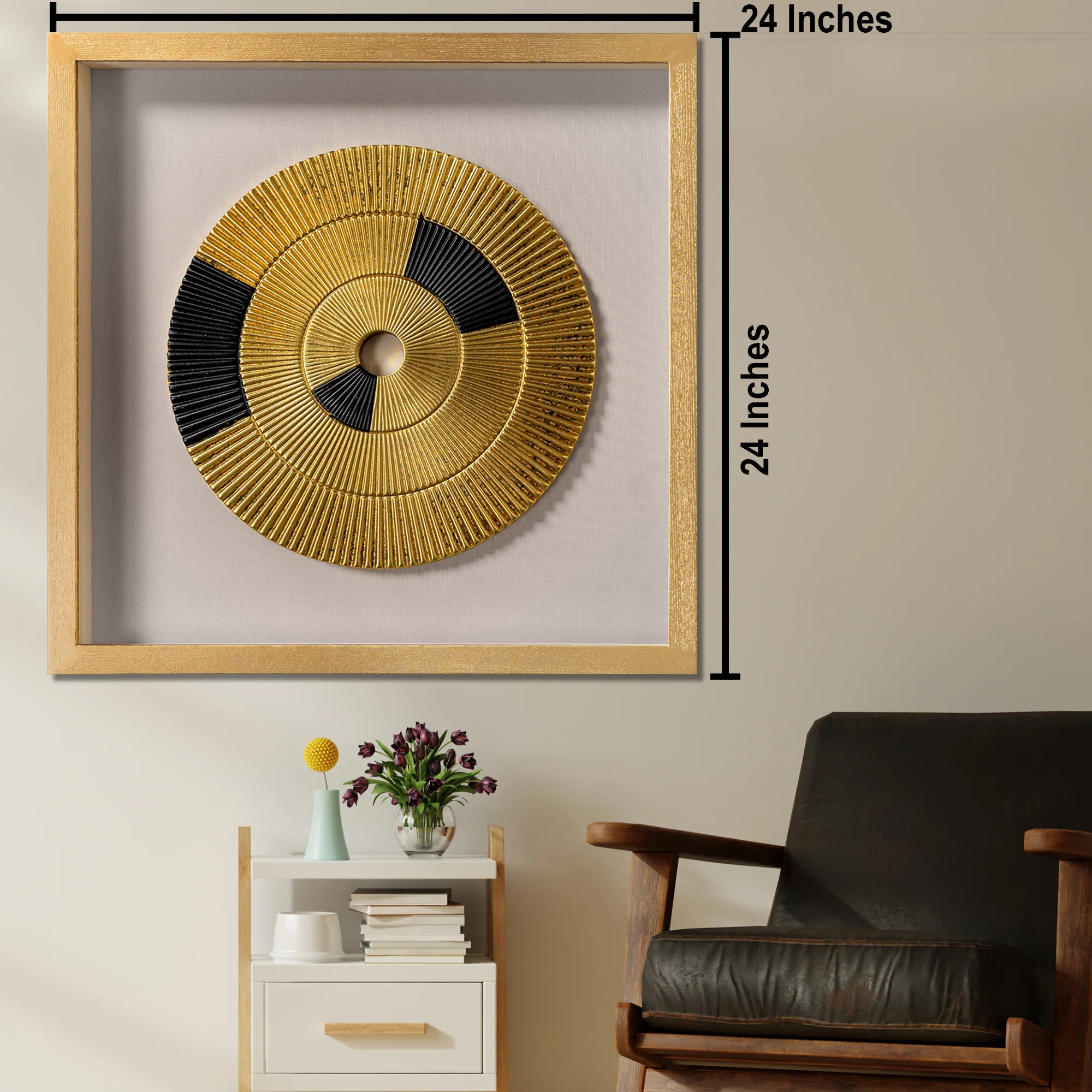 Eclipse Motion Shadow Box for Wall Decoration - Image 2