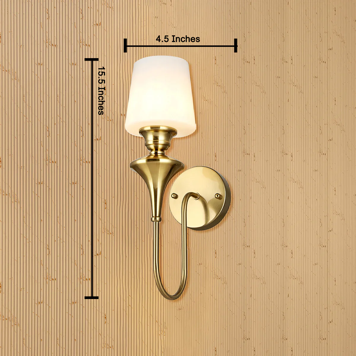 Elysian Curve Wall Lamps for Living Room - Signle Sconce - Image 3