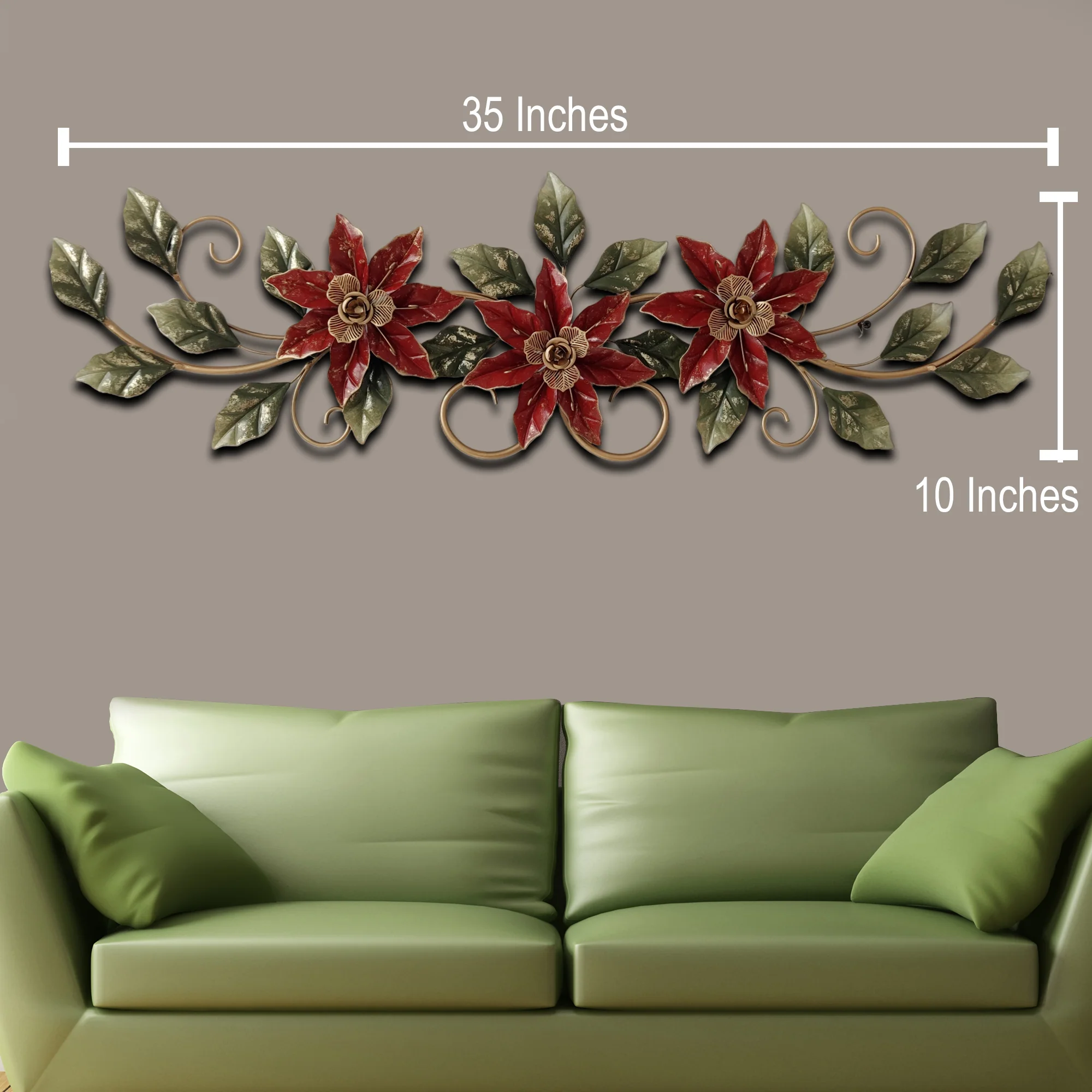 Enchanted Garden Metal Wall Art Panel - Image 2