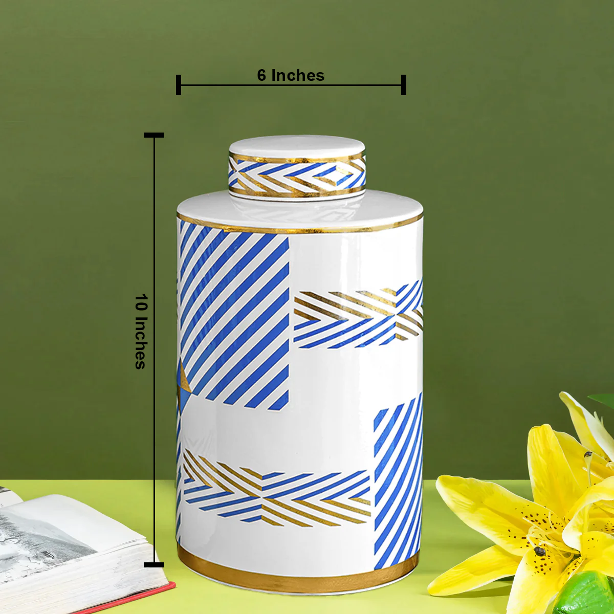 Ergazo Ceramic Jars - Medium - Image 2