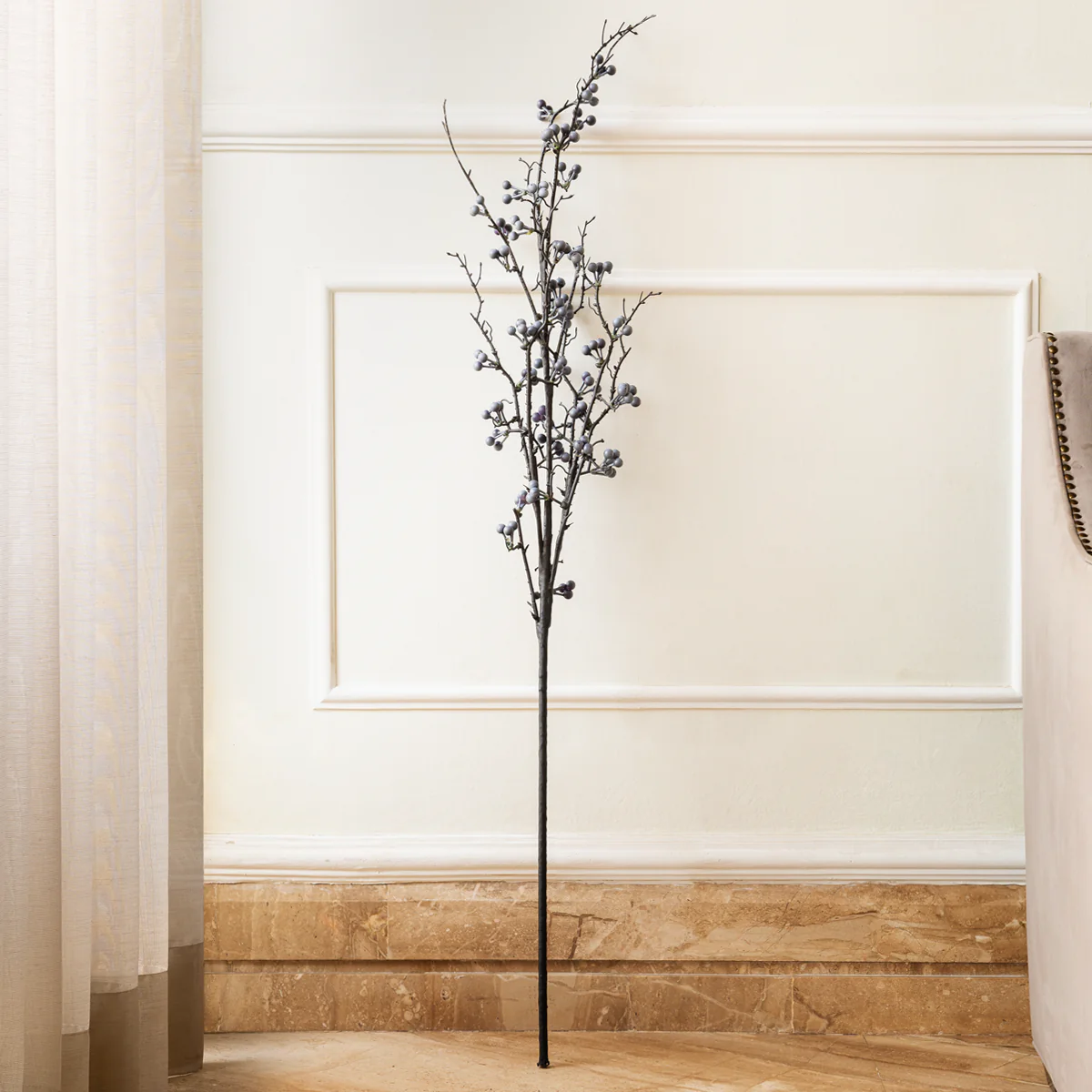 Everlasting Blueberry Artificial Stem (Single Stem Only) - Image 3