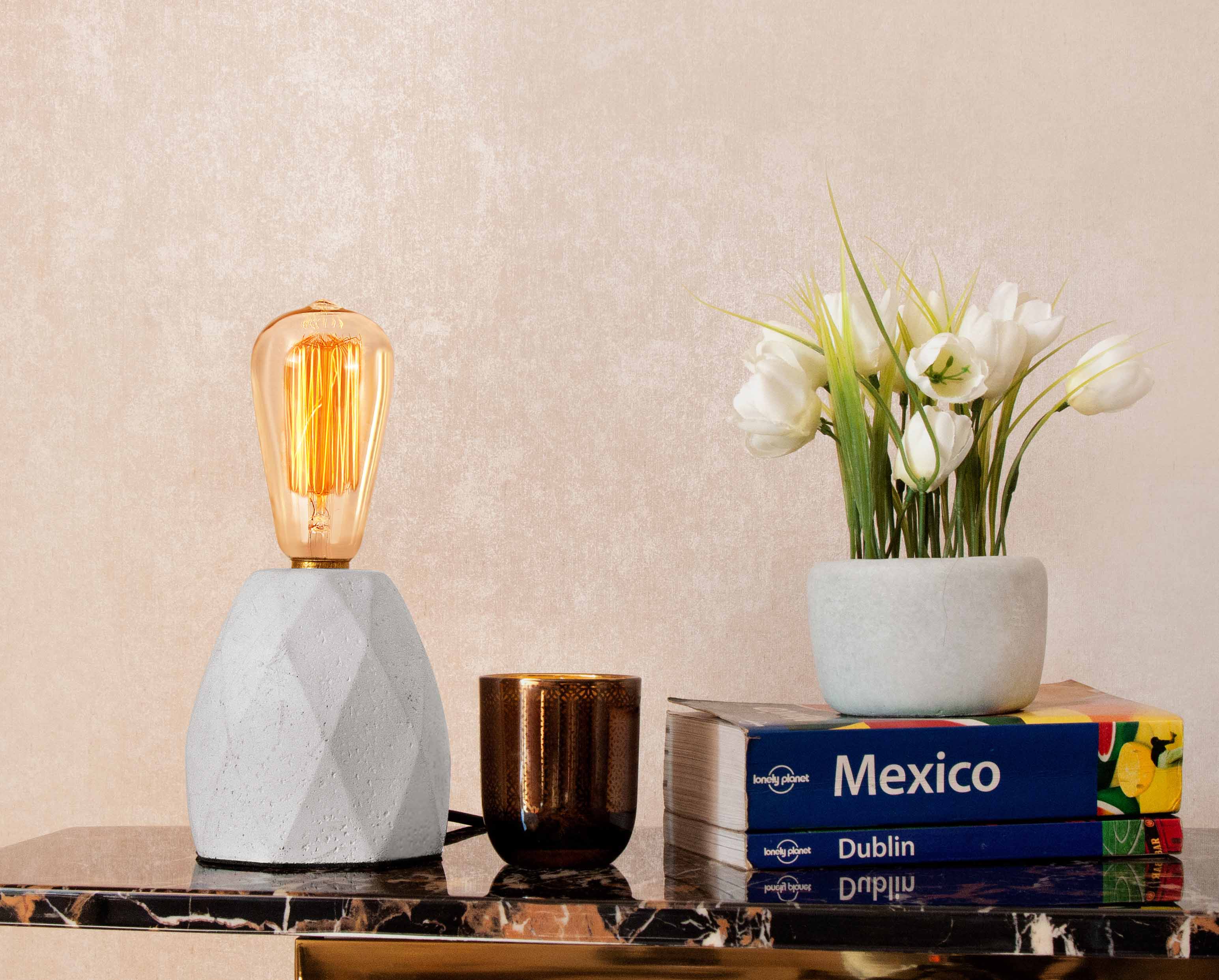 Exposed Oval Table Lamp - Image 2