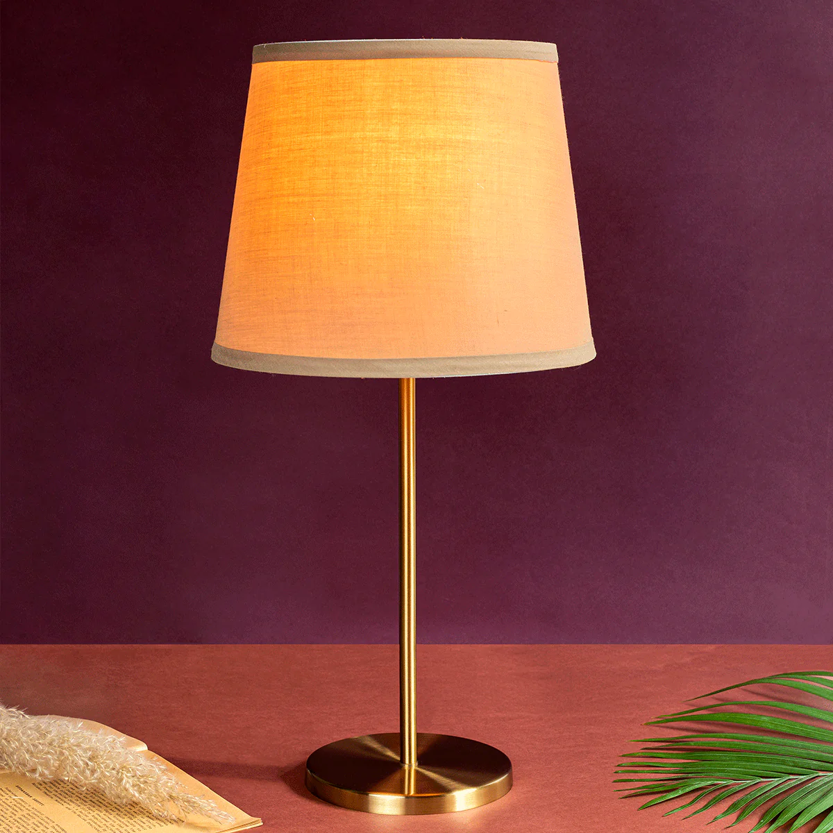 Fawn Sleek Base Stainless Steel Table Lamp for Study - Image 2
