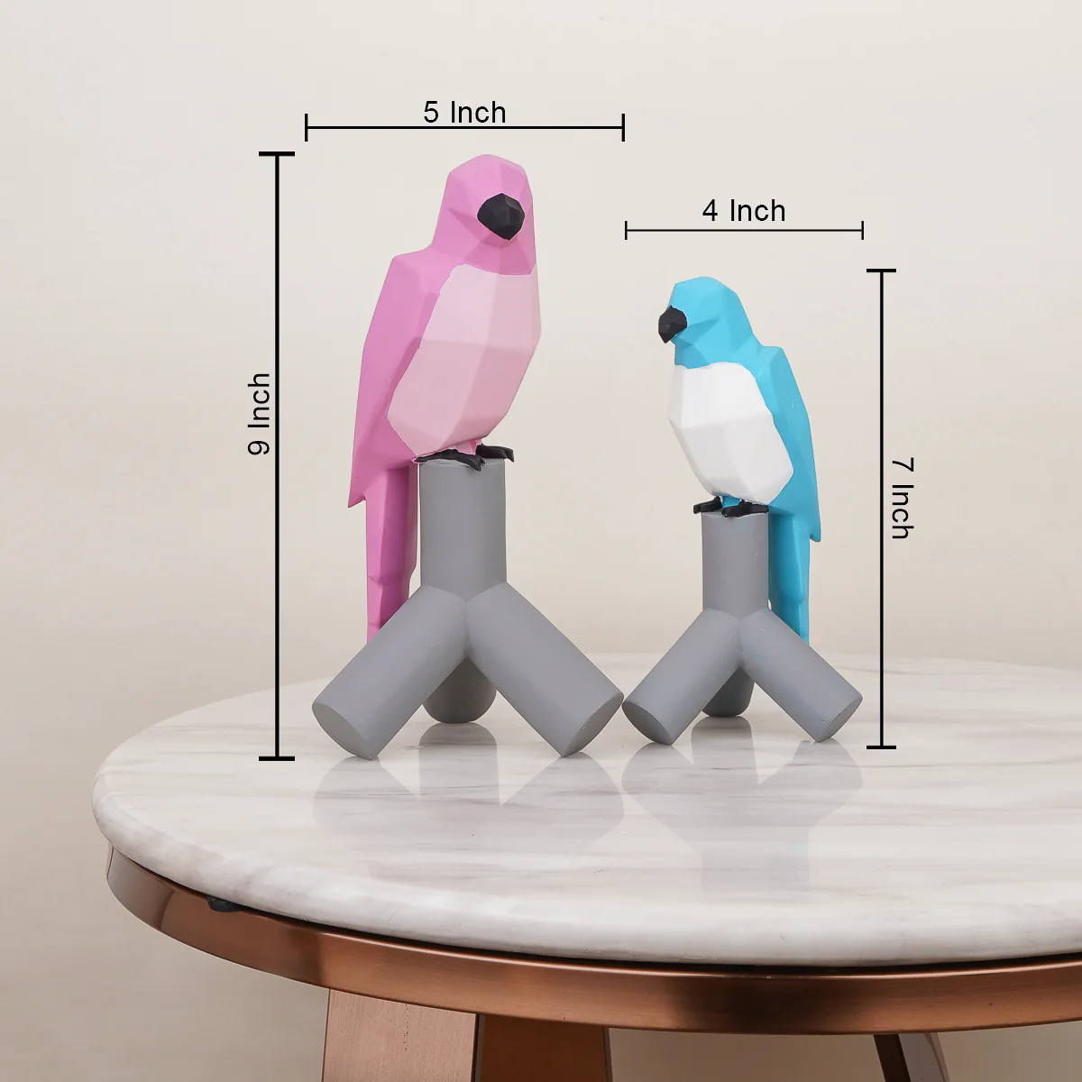 Felicity Birds Decorative Showpiece - PAIR - Image 2