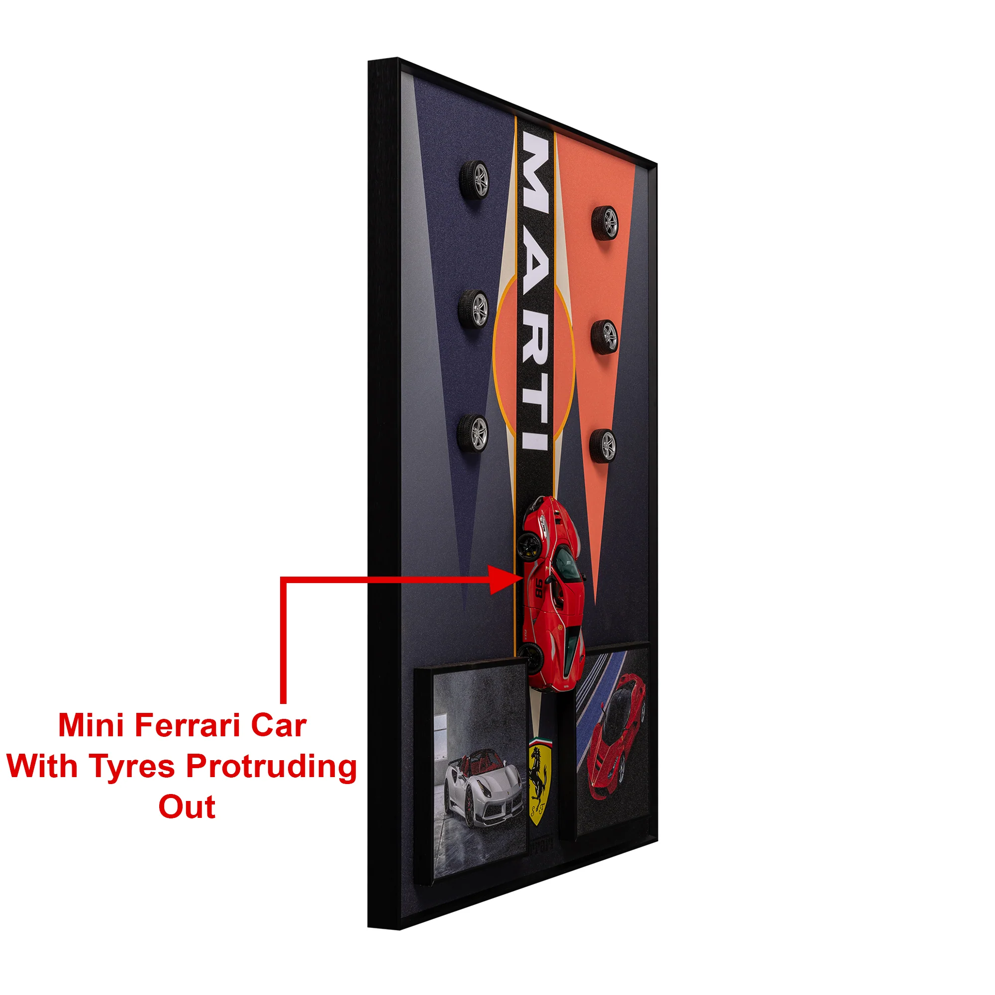 Ferrari Fantasy Pop Art Shadow Box - Image 3