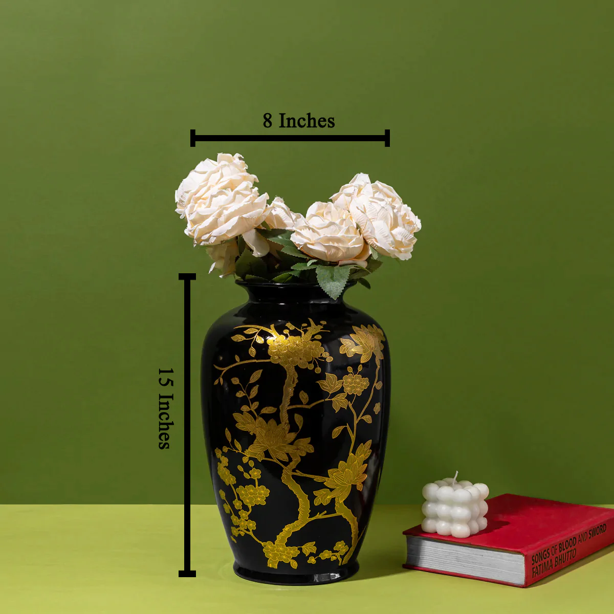 Fierce Glow Decorative Ceramic Vase - Small - Image 2