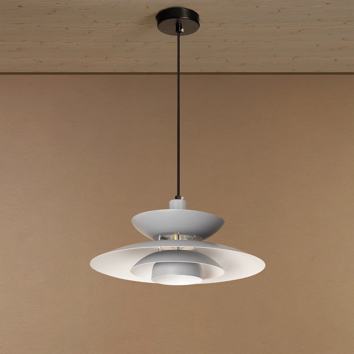 Floating Shade UFO Ceiling Light For Home - Grey - Image 2