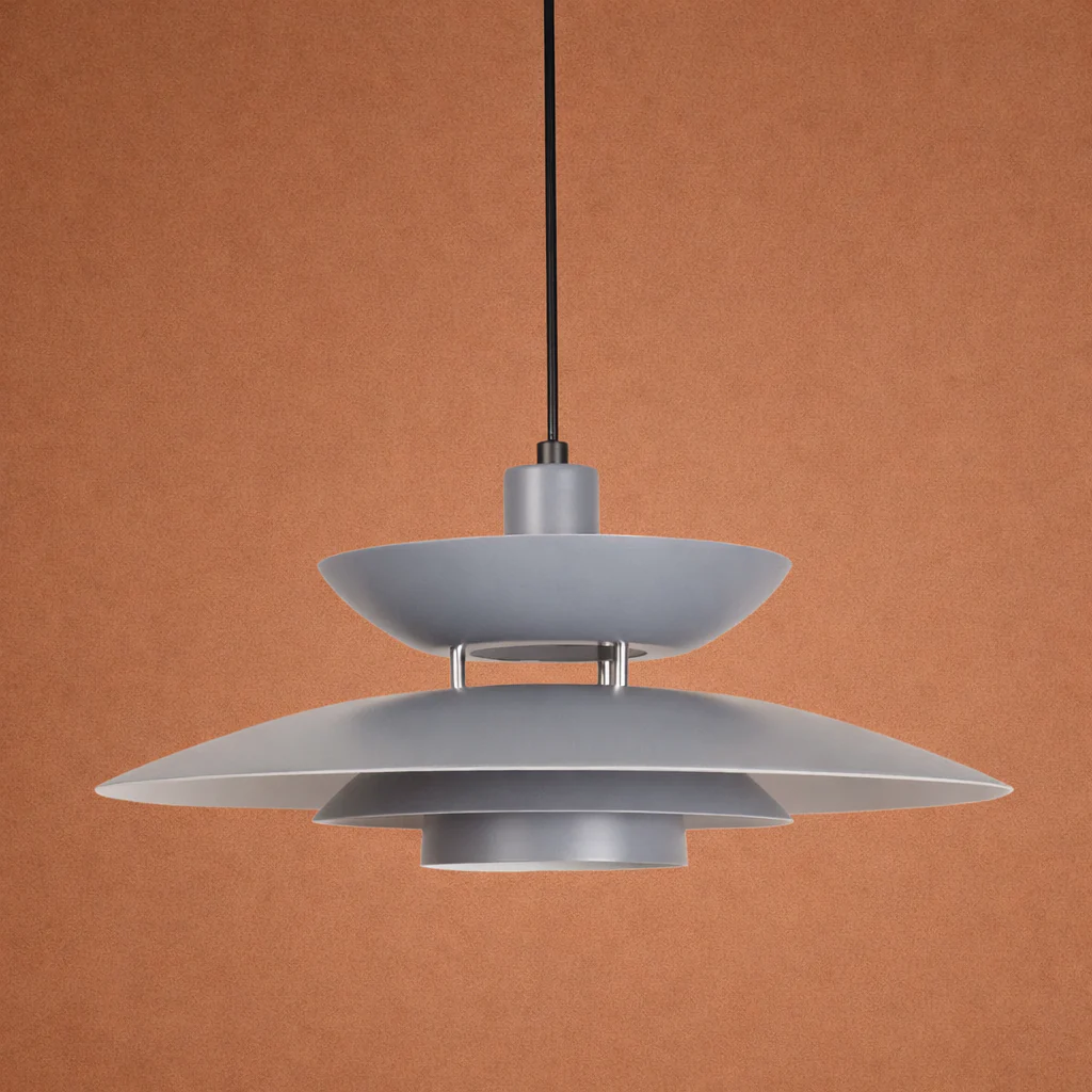 Floating Shade UFO Ceiling Light For Home - Grey - Image 4