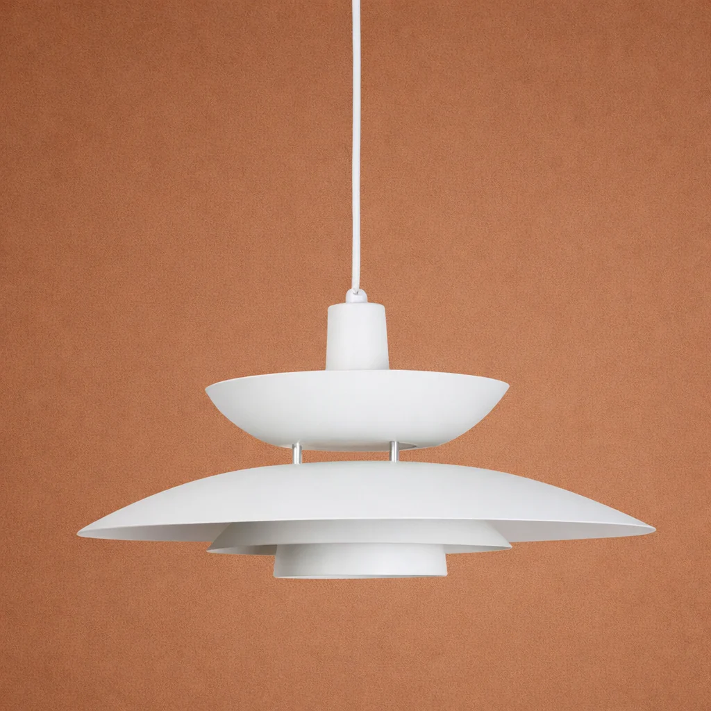 Floating Shade UFO Ceiling Light For Home - White - Image 4