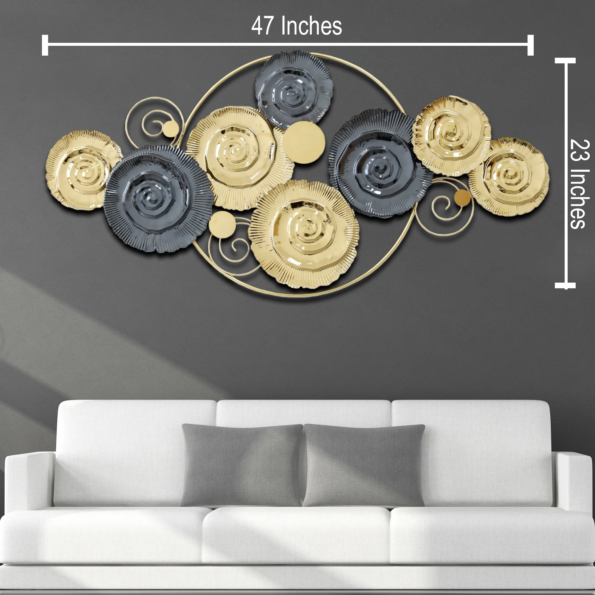 Galactic Waves Metal Art for Wall - Image 2