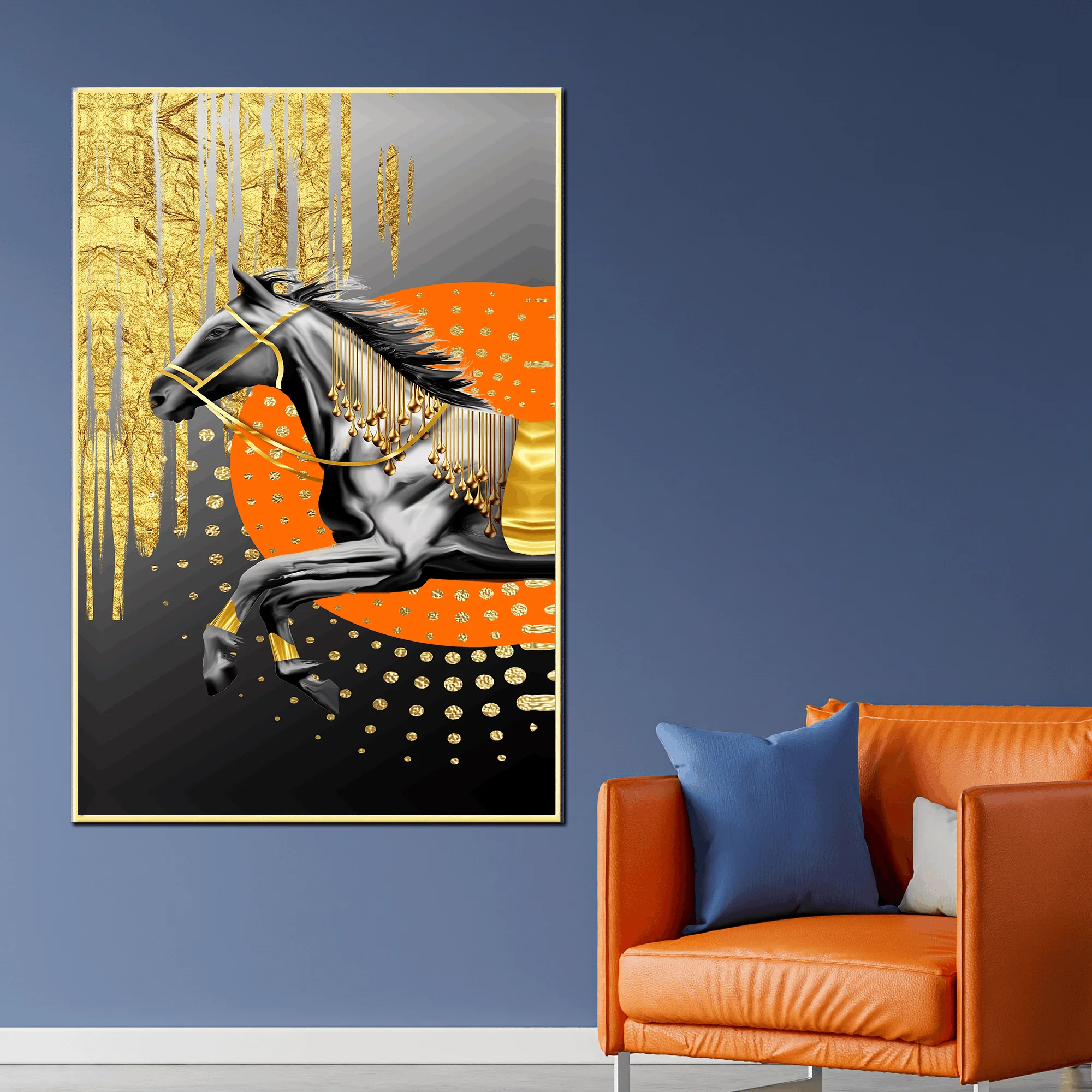Galloping Freedom Canvas Wall painting Bedroom