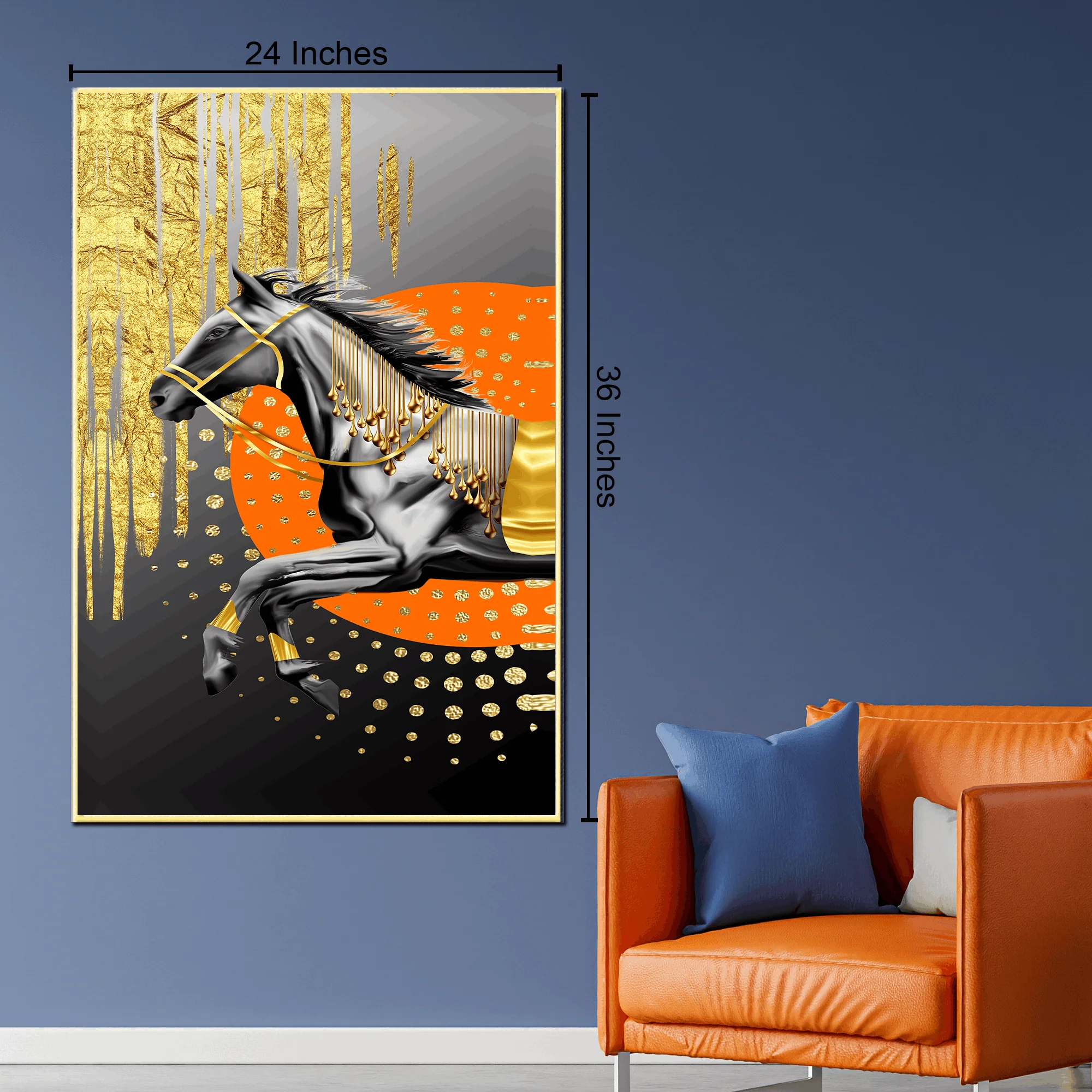 Galloping Freedom Canvas Wall painting Bedroom - Image 2