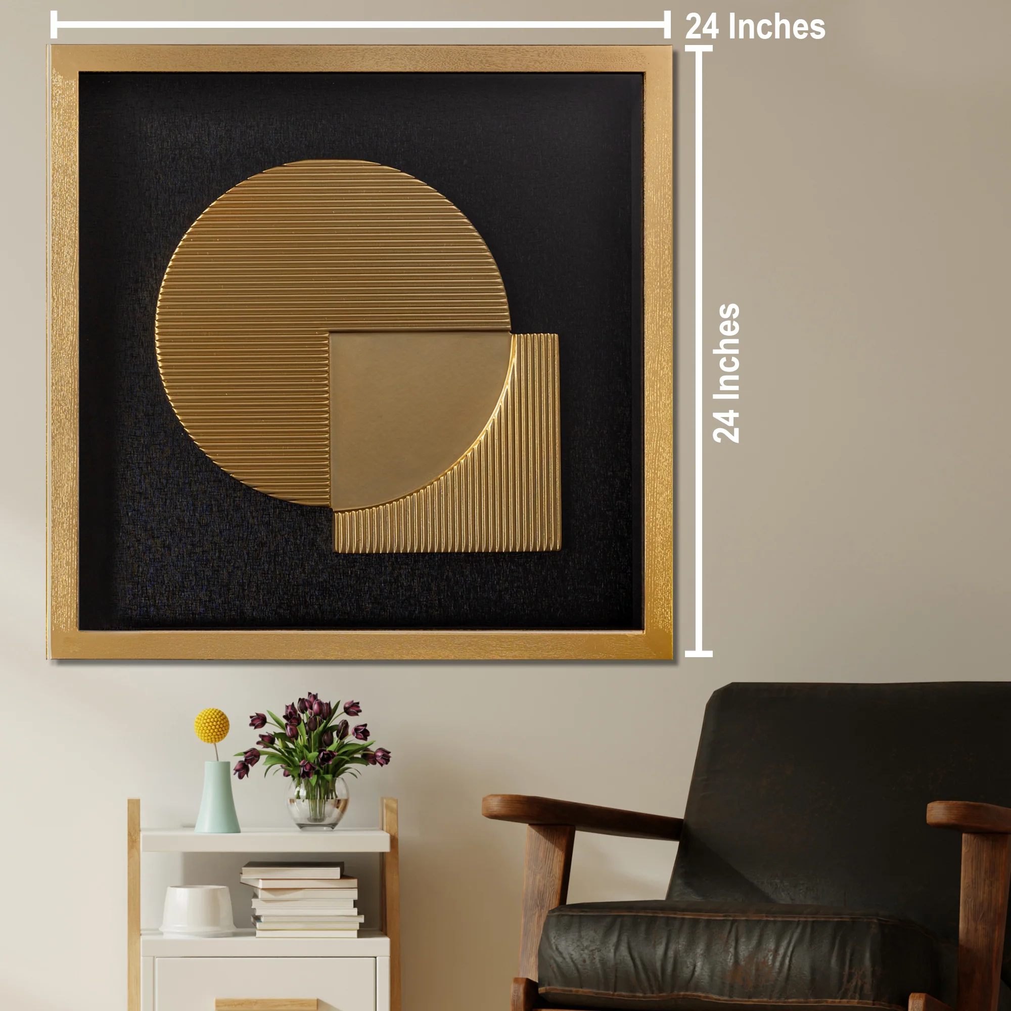 Geometric Fusion Shadow Box for Wall Decoration - Image 2