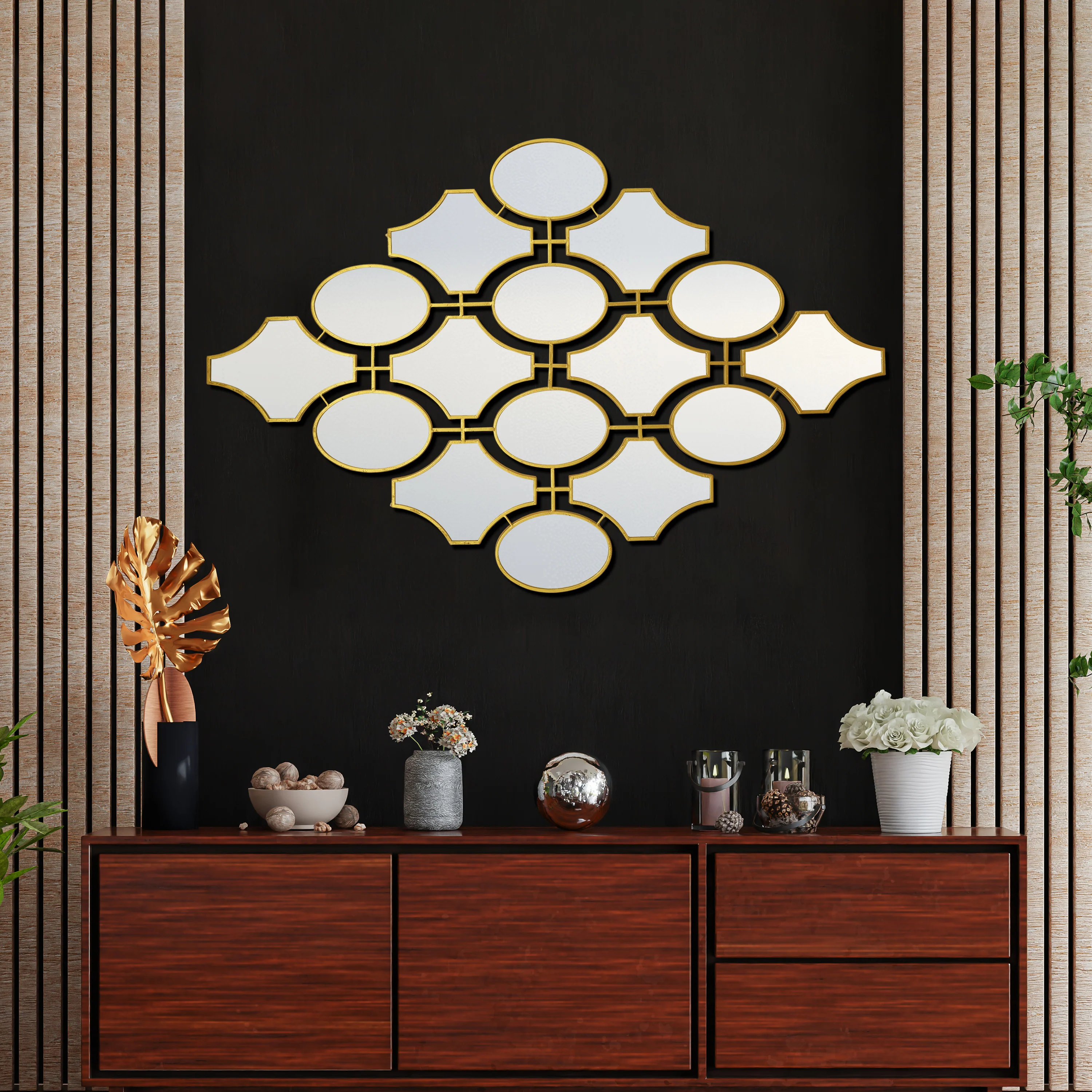 Gleaming Gateway Decorative Wall  Mirror - Image 2