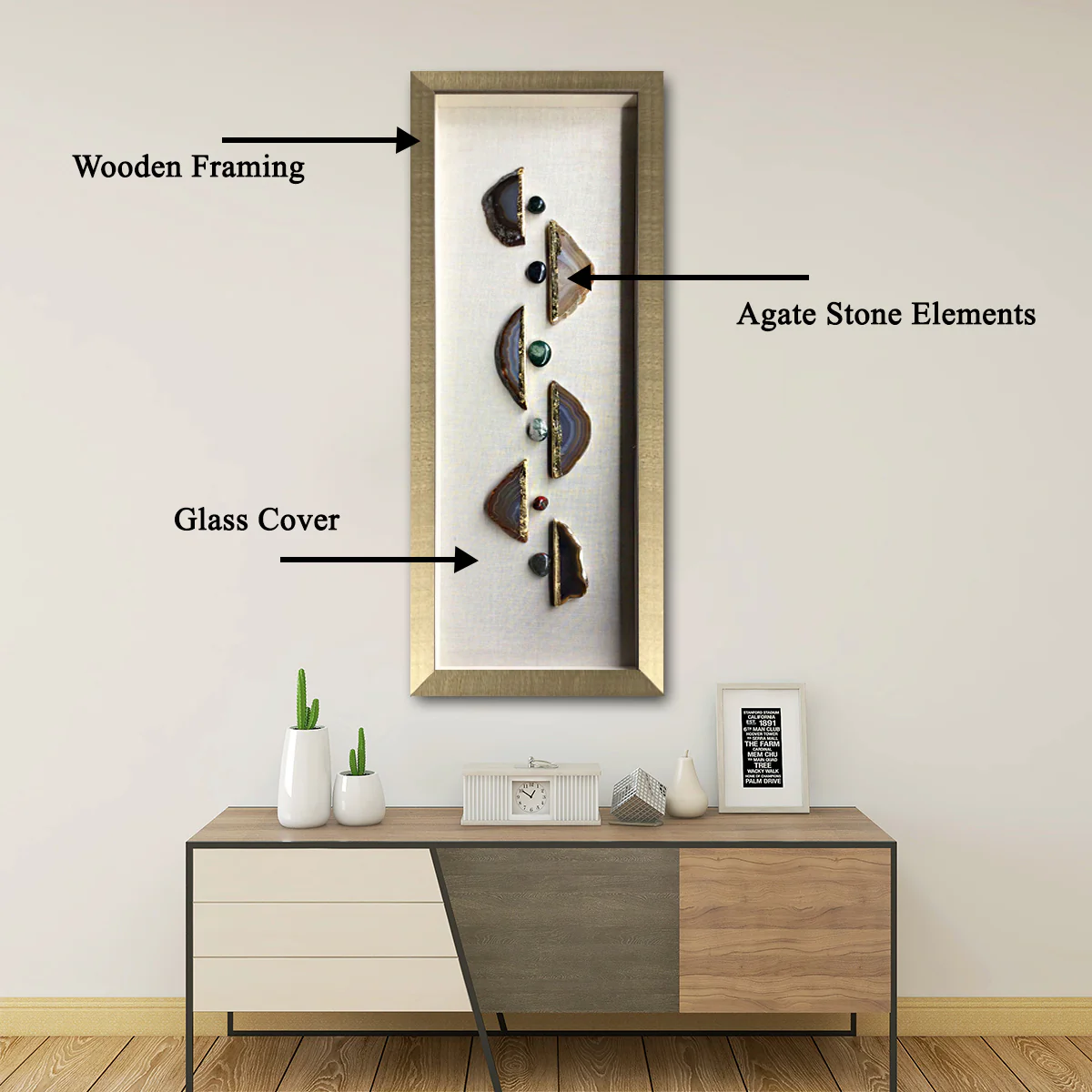 Gleaming Glitter Shadow Box Wall Decoration Piece - Image 3