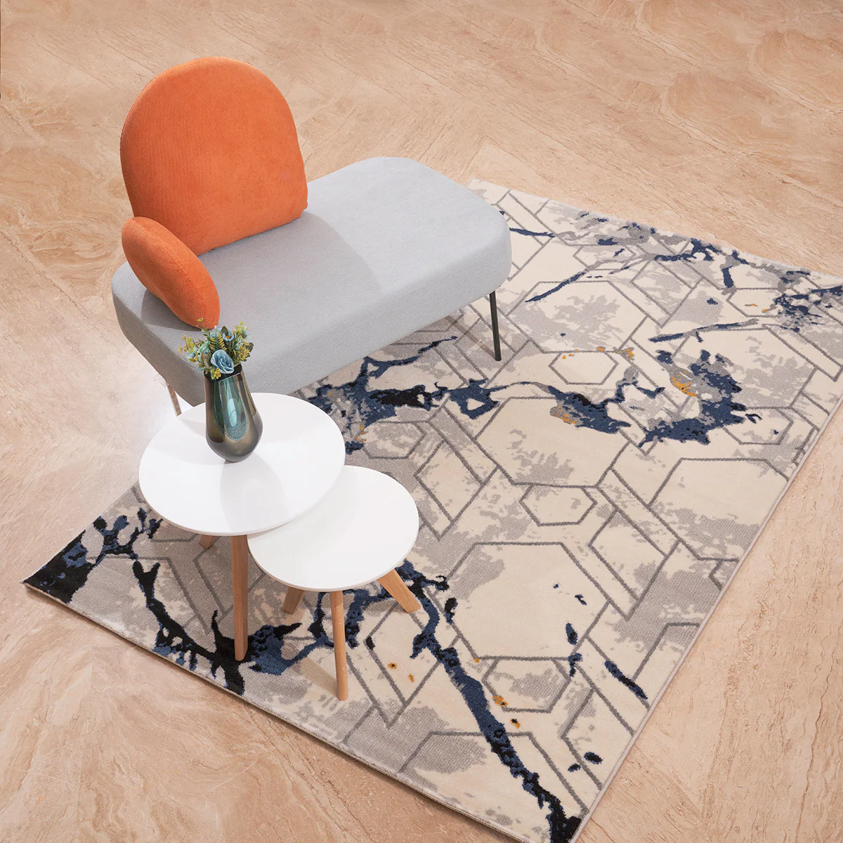 Glider Nesting Table - Set of 2 - Scandinavian Design Series - Image 3
