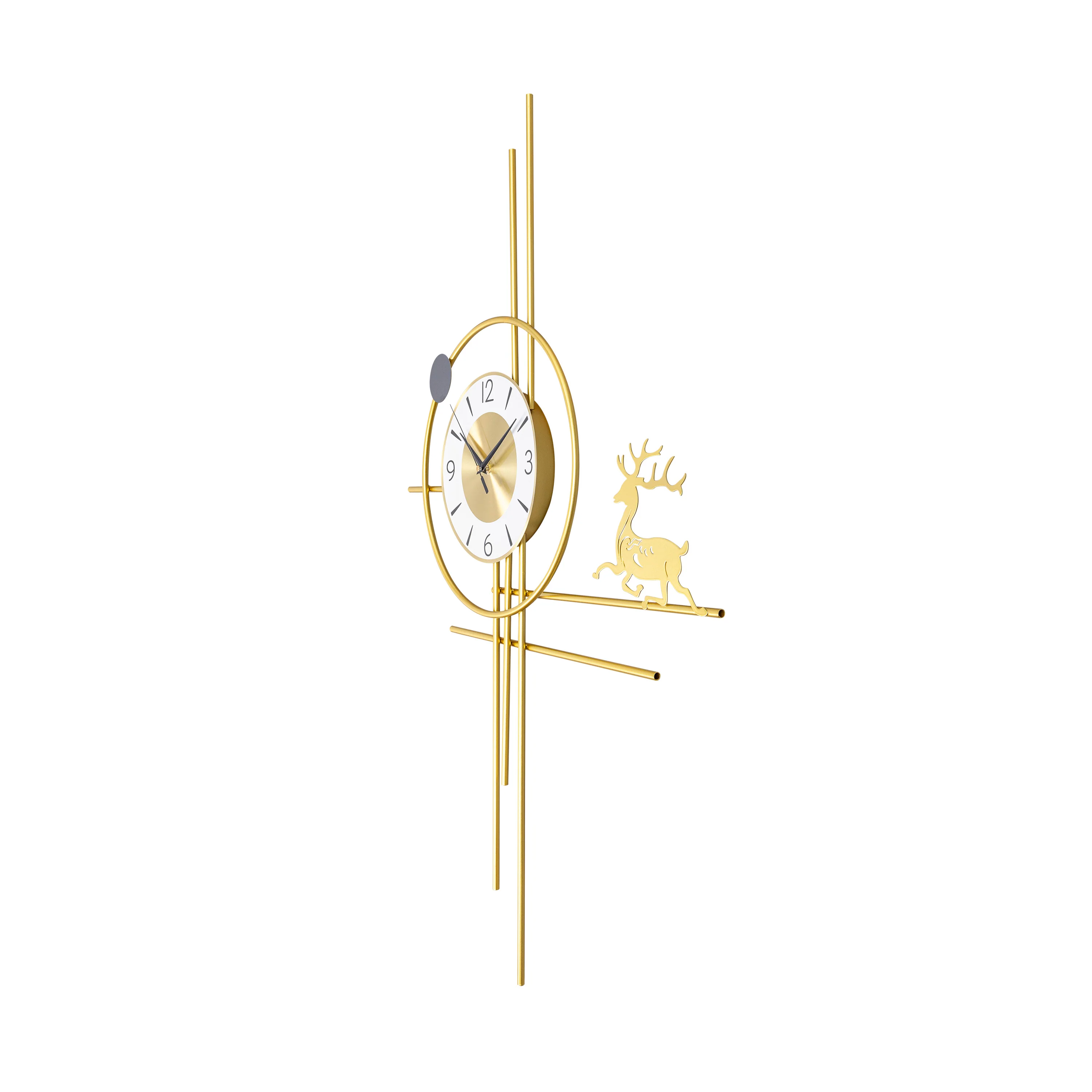 Golden Elixir Metal Wall Art Clock Buy Wall Clock Online - Image 3