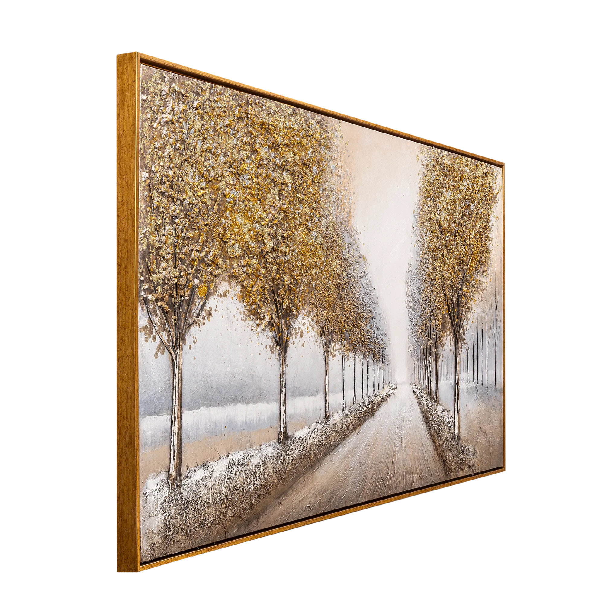 Golden Horizon Passage 100% Hand Painted Wall Painting for Home - Image 3