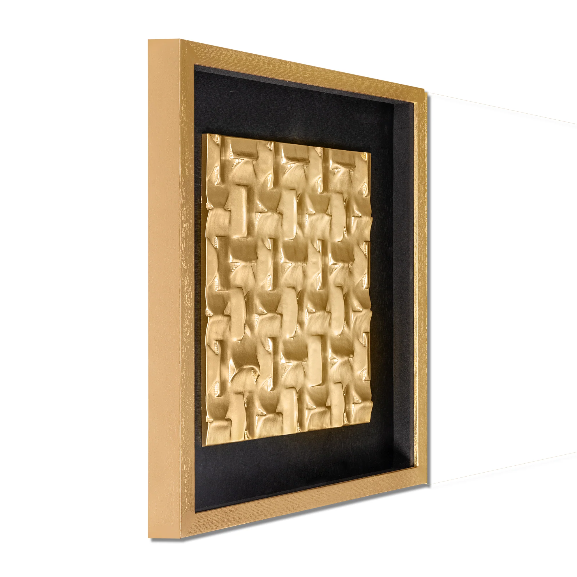 Golden Matrix Shadow Box for Wall Decoration - Image 3
