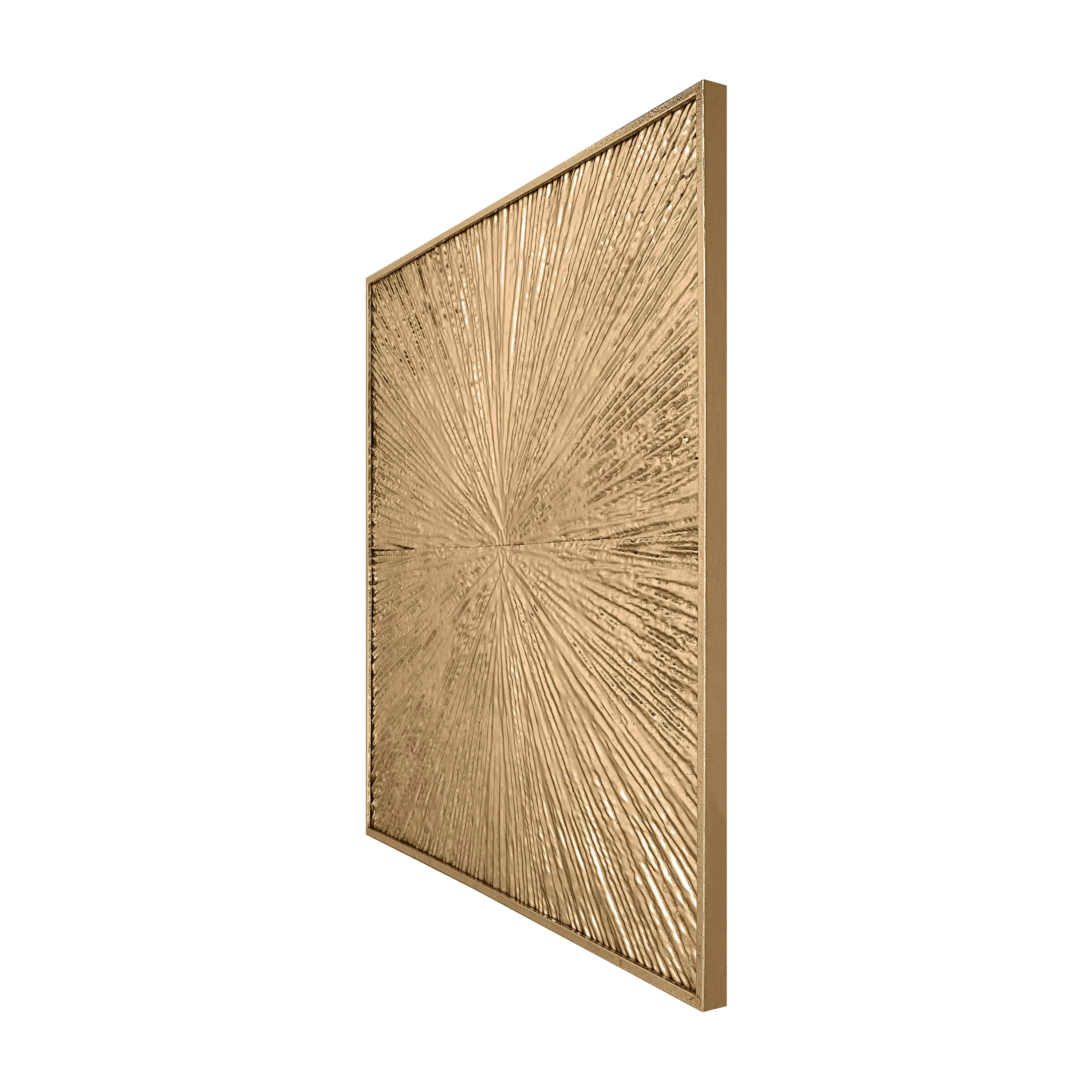 Golden Mirage Metal Art Wall Decoration - Image 2