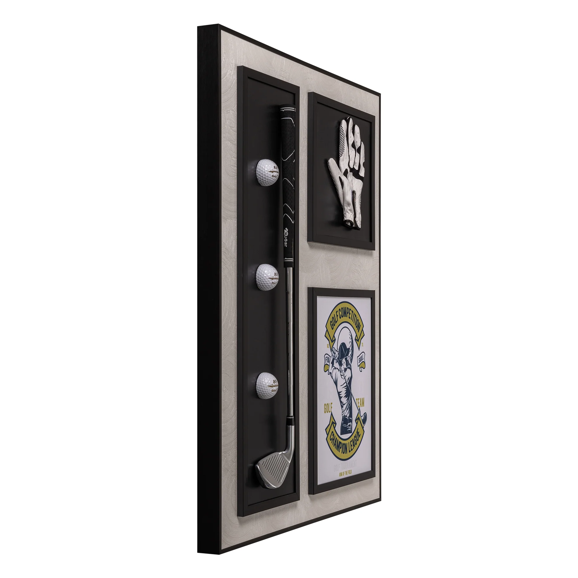 Golf Enthusiast's Delight Pop Art Shadow box - Image 4