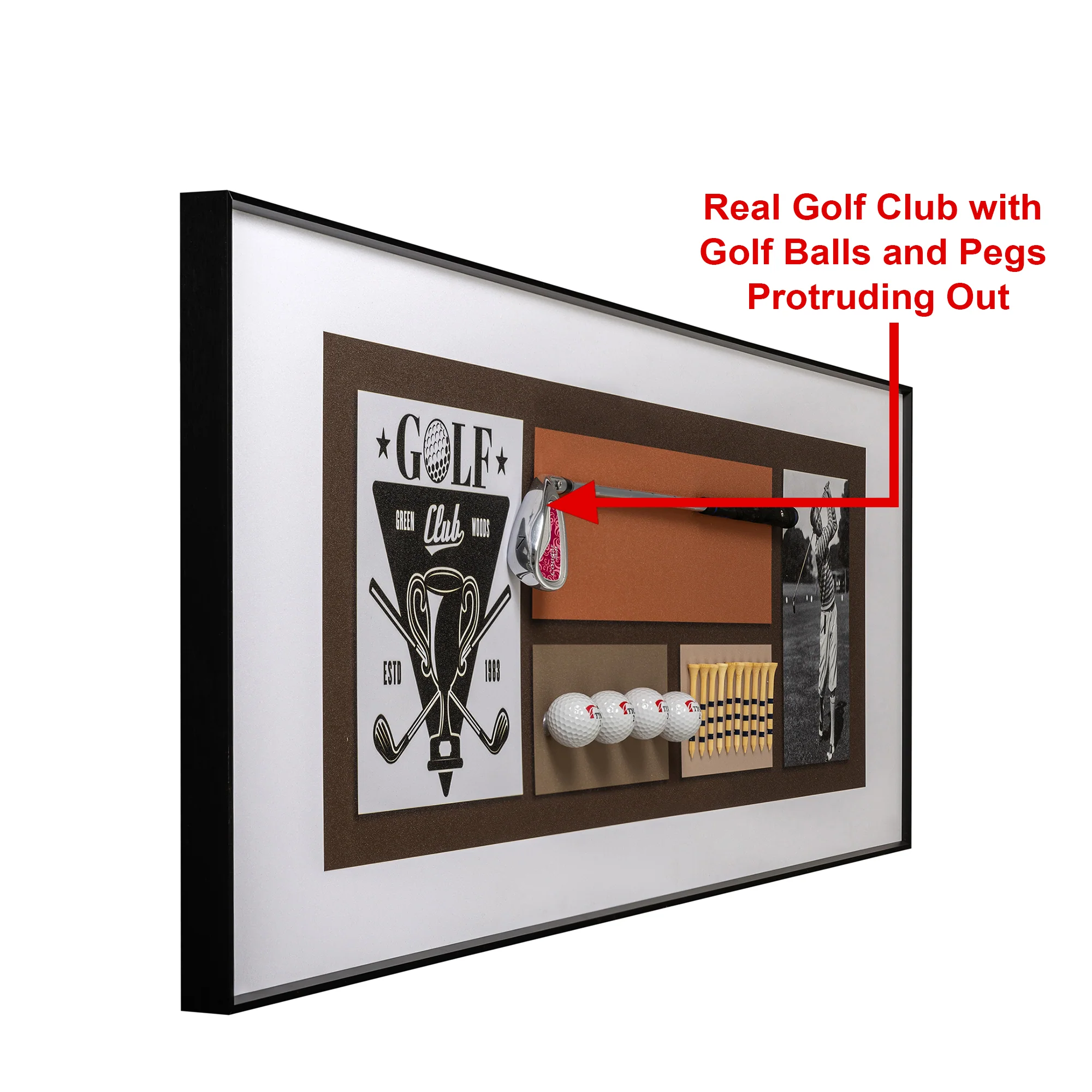 Golf Heritage Pop Art Shadow Box - Image 3