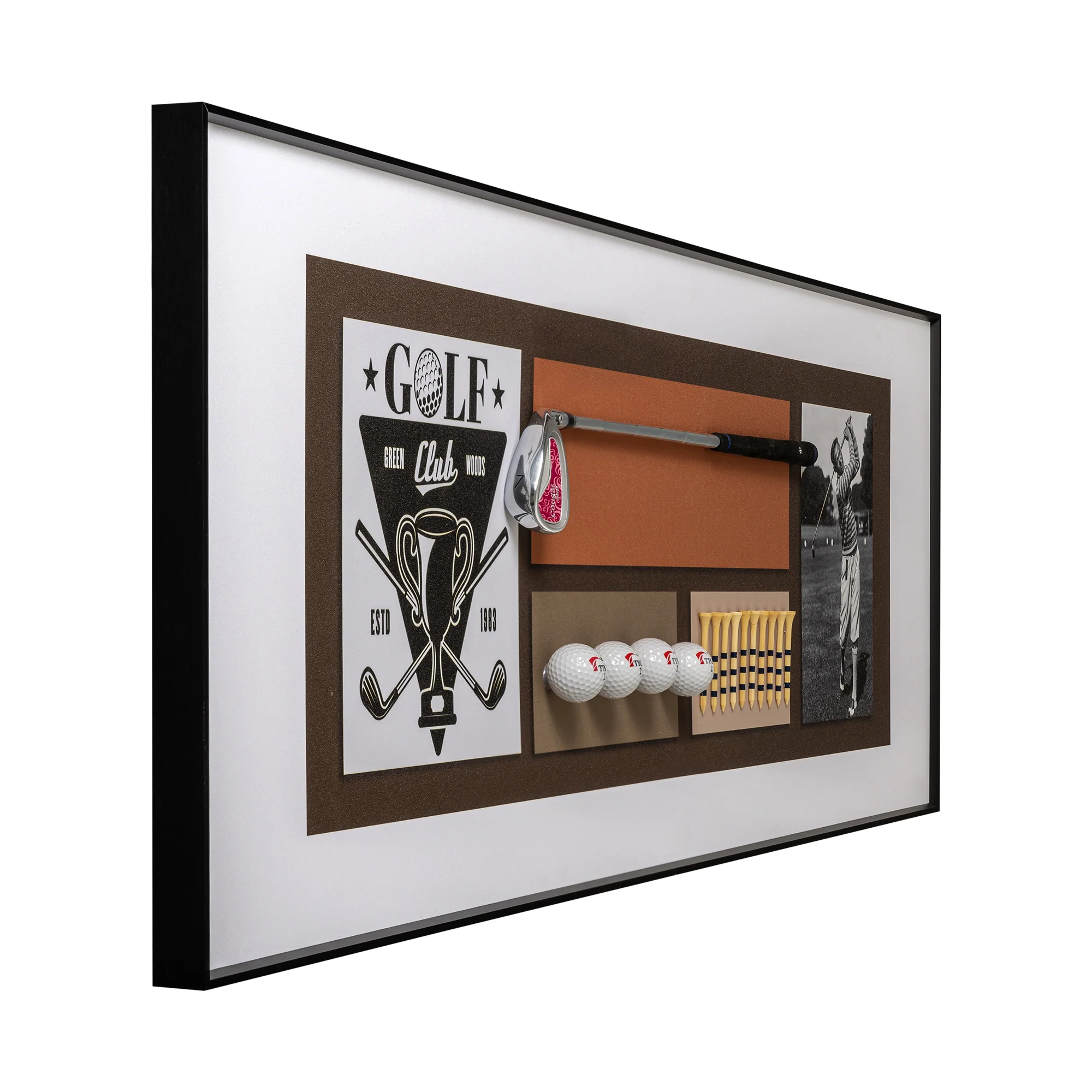 Golf Heritage Pop Art Shadow Box - Image 4