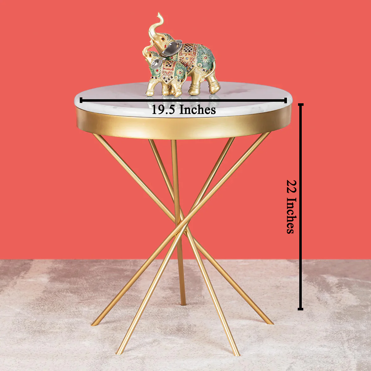 Indie Chic Accent Side Table - Image 2