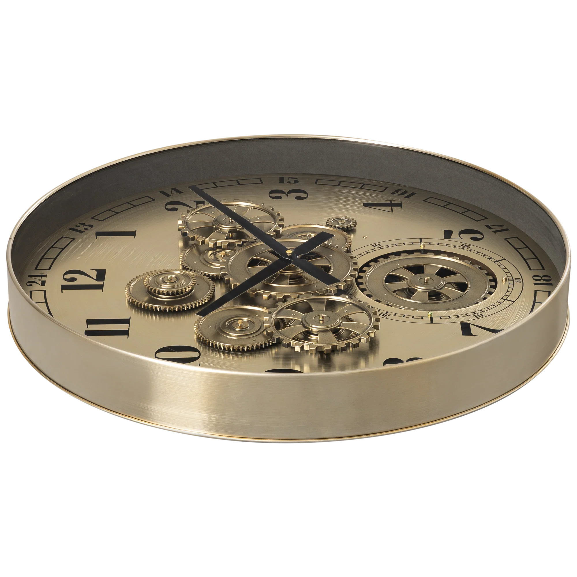 Infinity Dial Luxury Antique Wall Clock For Living Room With Moving Gear Mechanism Buy Wall Clock Online - Big (Steel Body) - Image 5