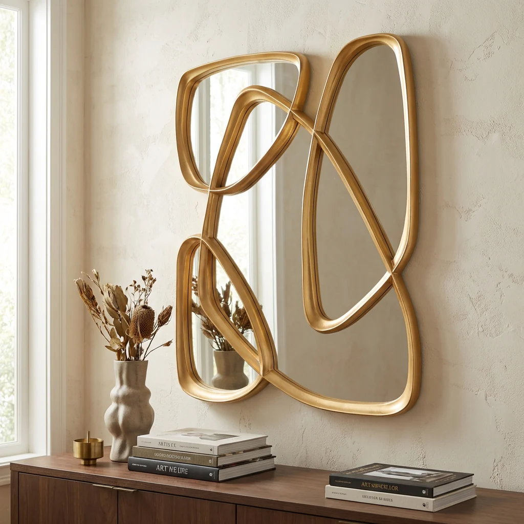 Infinity Loop Designer Wall Mirror For Home