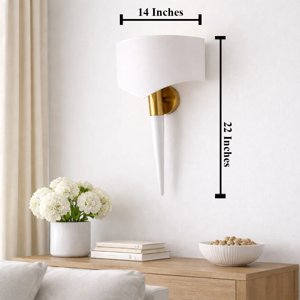 Ivory Curve Wall Light for Home - Image 3