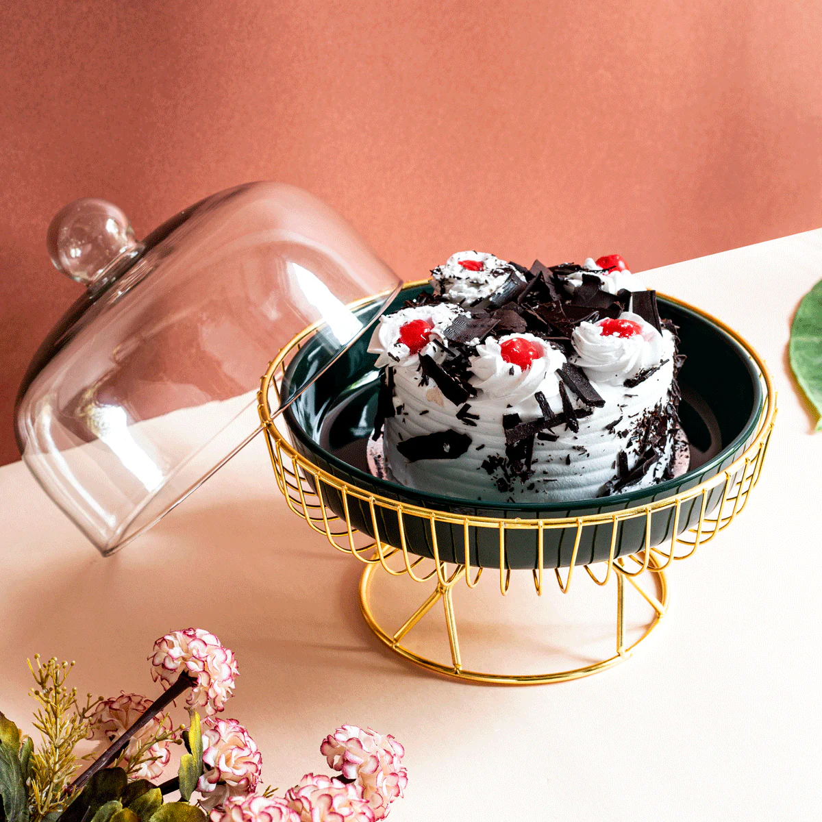 Kathy Cake Stand  With Lid - Image 2
