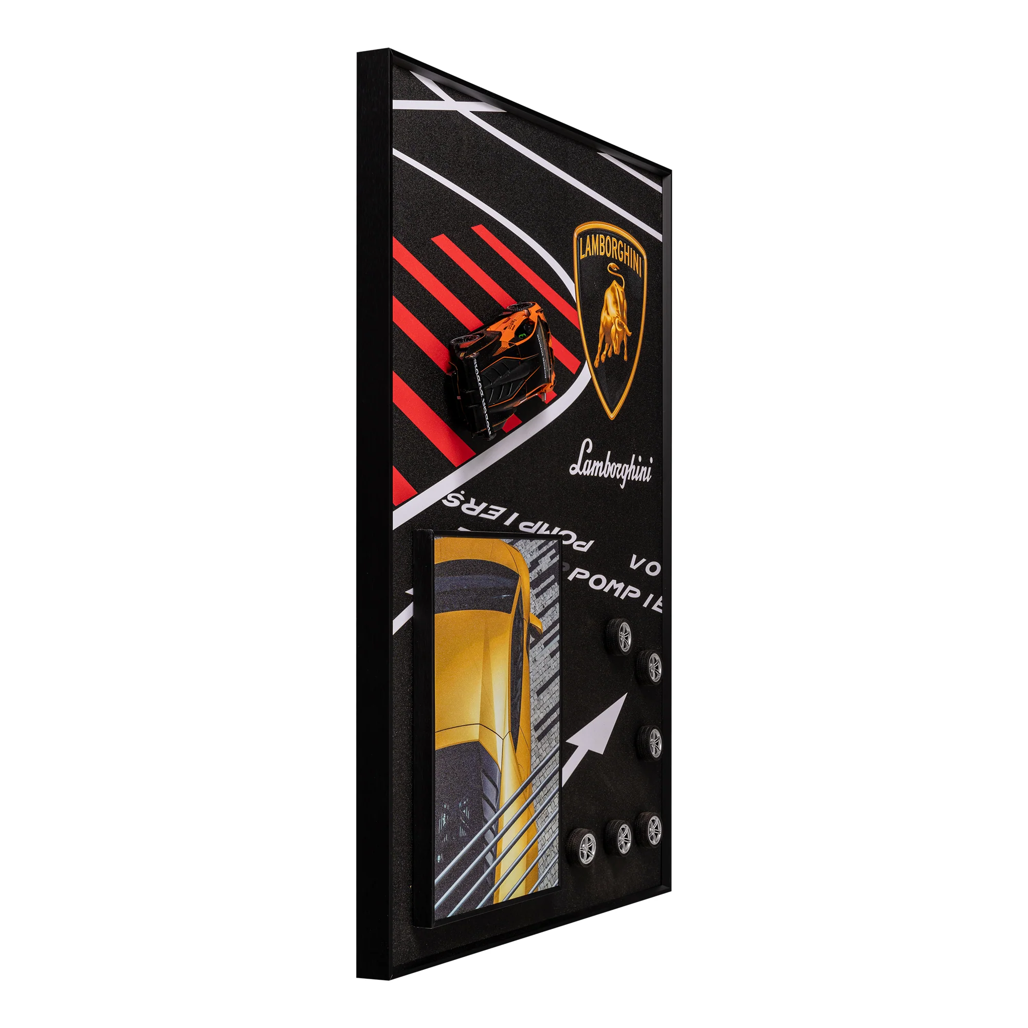 Lamborghini Dreams Pop Art Shadow box - Image 4