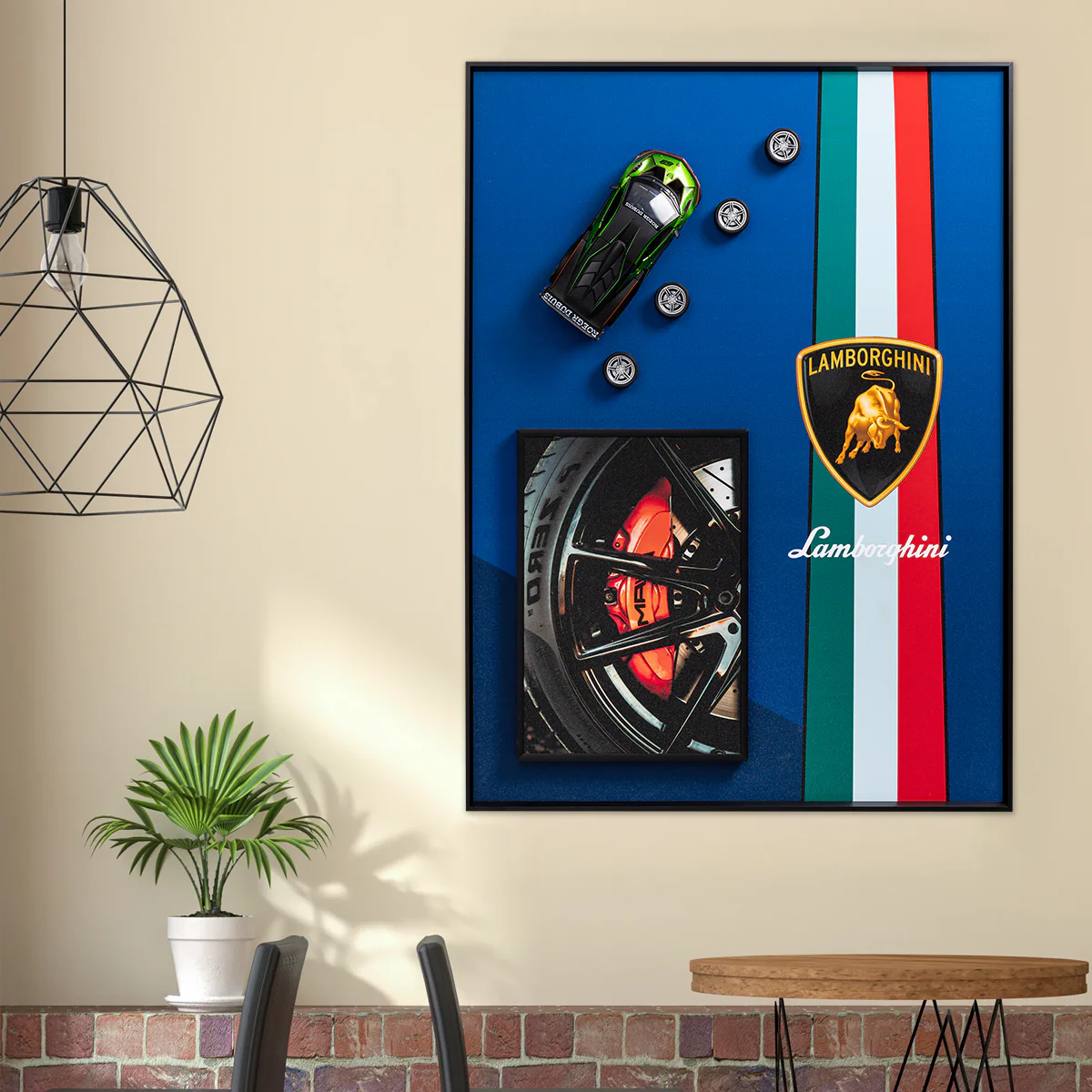 Lamborghini Legacy Pop Art Shadow Box