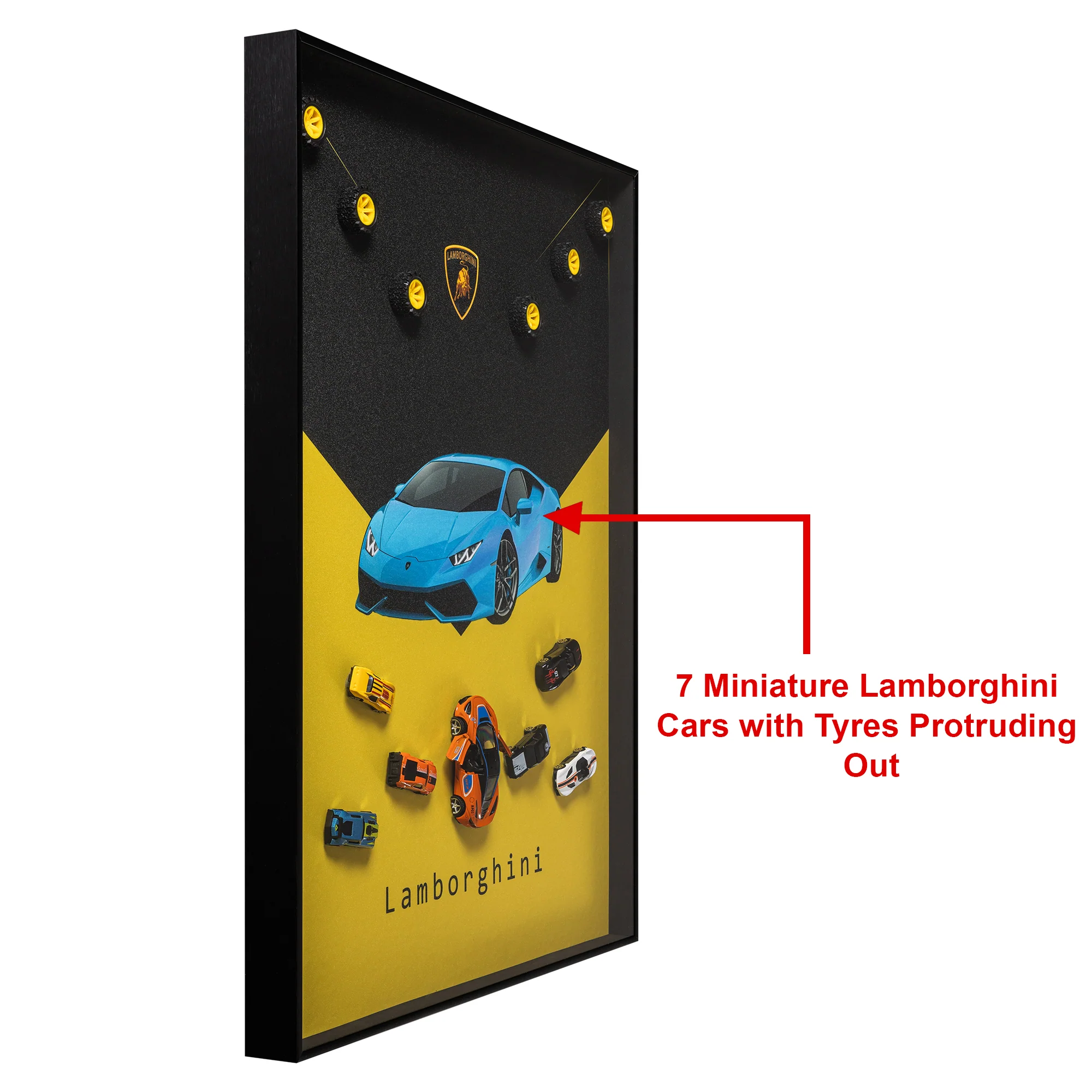 Lamborghini Luxury Pop Art Shadow Box - Image 3