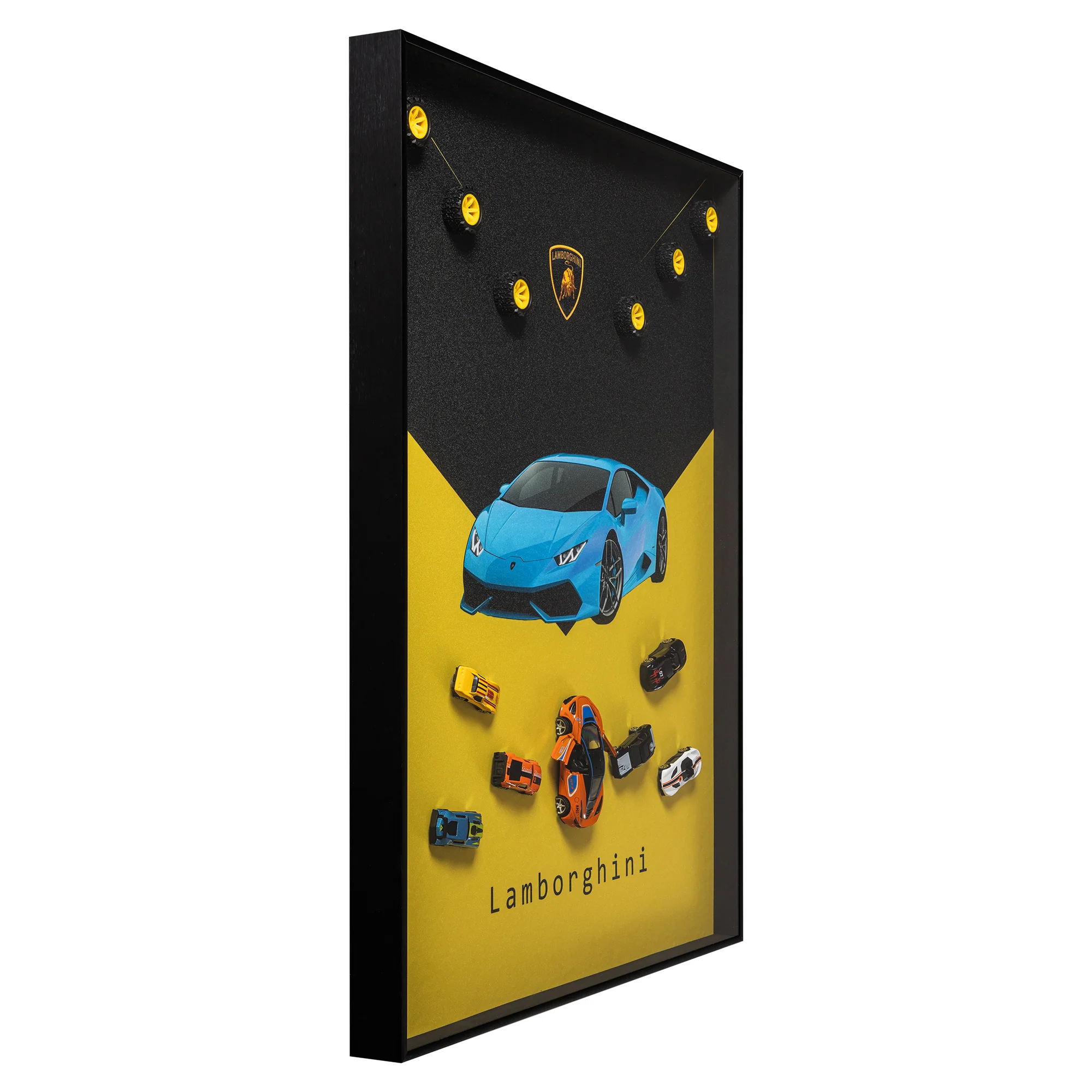 Lamborghini Luxury Pop Art Shadow Box - Image 4