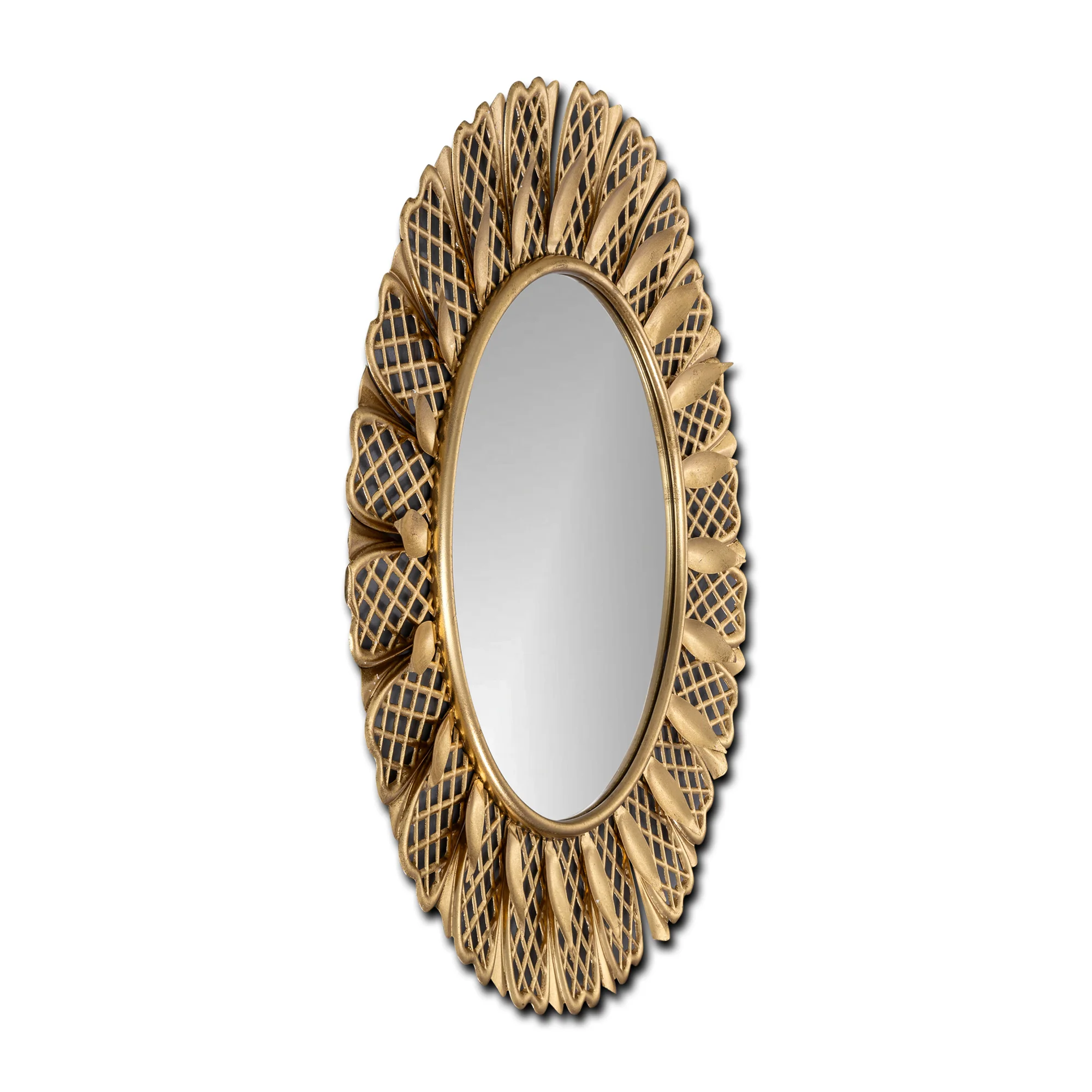 Lattice Bloom Designer Wall Mirror - Image 2