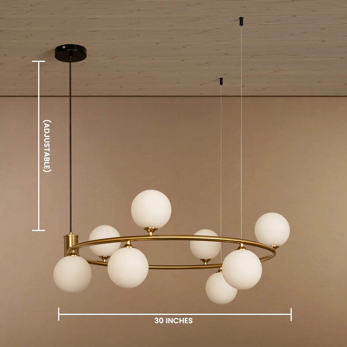 Lumina Ring Symphony Chandelier Light For Living Room - Image 3