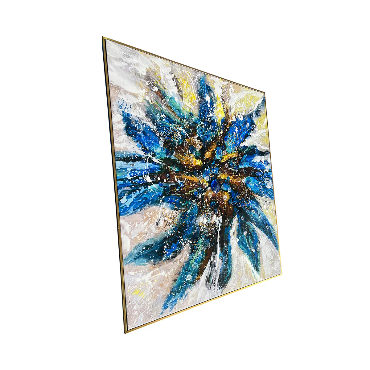 Luminous Oasis Resin Art Painting - Image 4